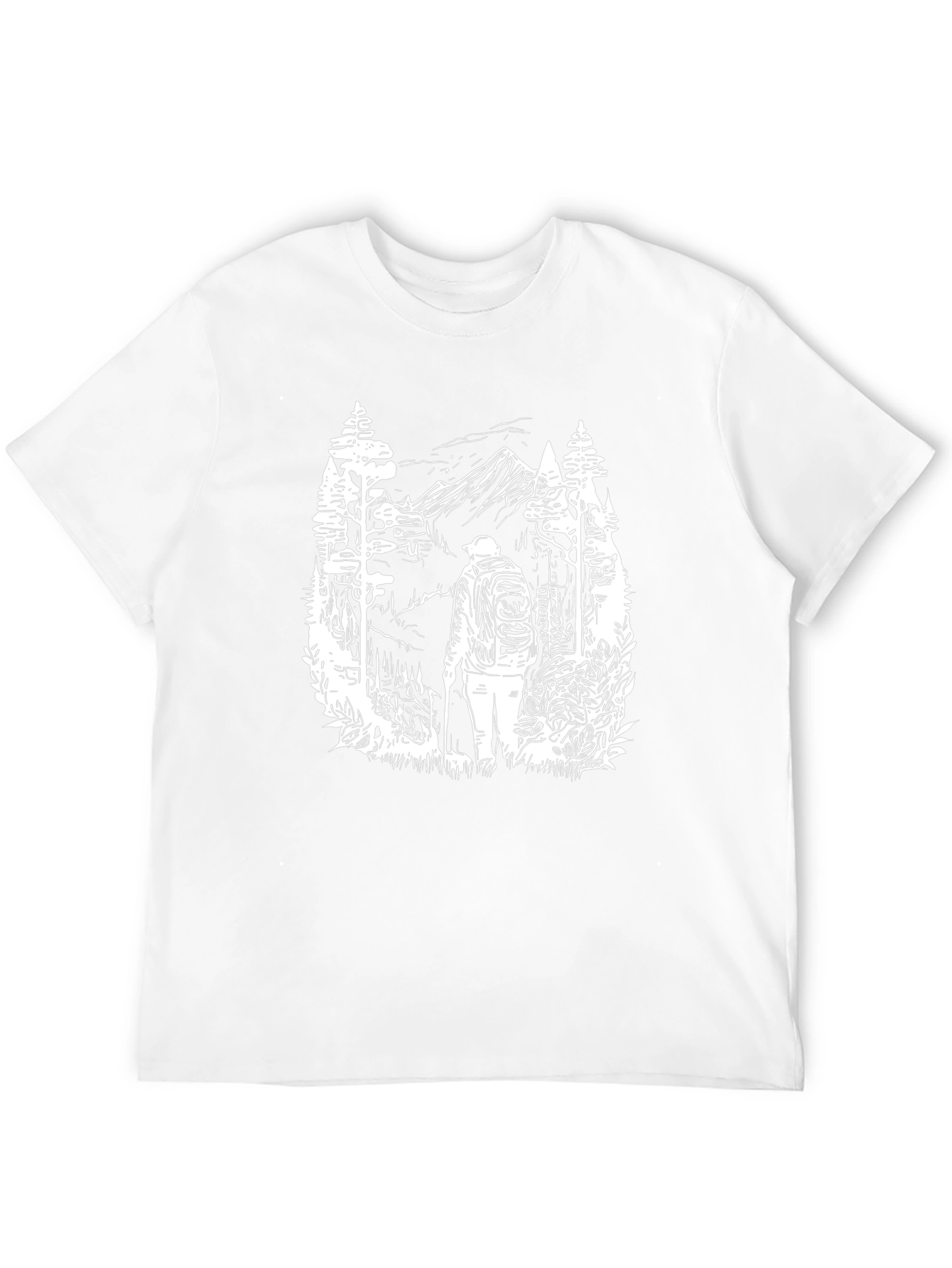 Adventure Awaits T-Shirt - Nature Hiker Design