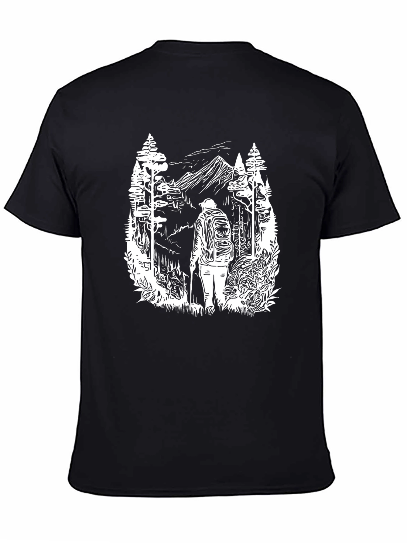 Adventure Awaits T-Shirt - Nature Hiker Design