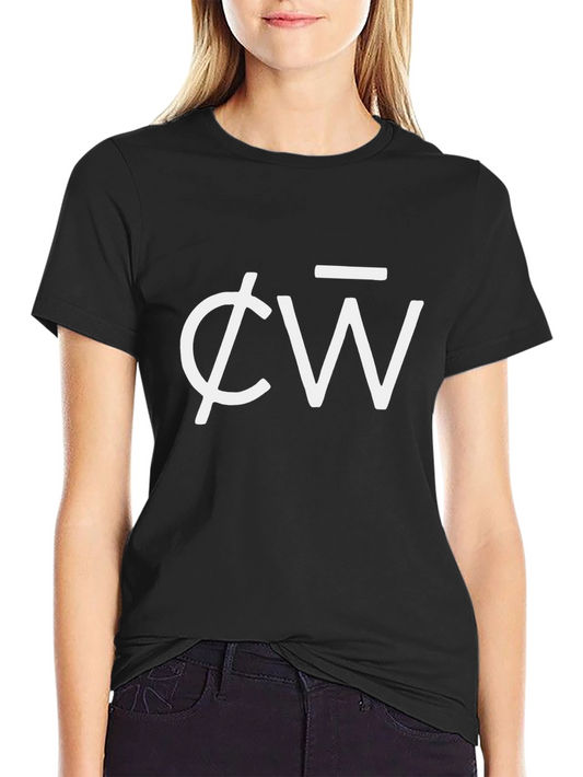 Modern Black T-Shirt with Abstract Logo