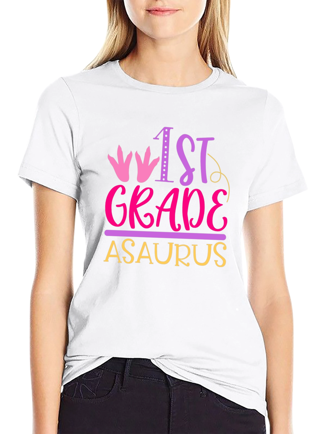 1st Grade Asaurus Dinosaur T-Shirt