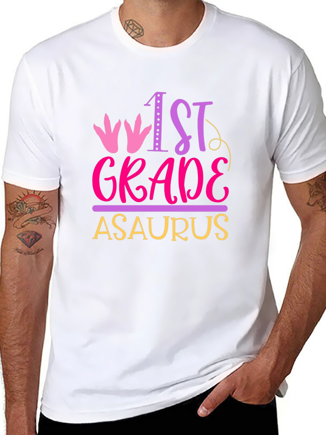 1st Grade Asaurus Dinosaur T-Shirt