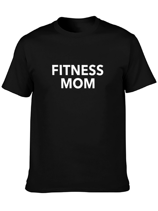 Fitness Mom Black T-Shirt