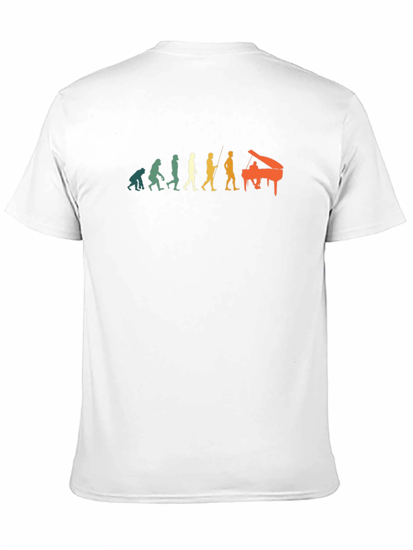 Evolution of Musician T-Shirt - Funny Piano Player Tee