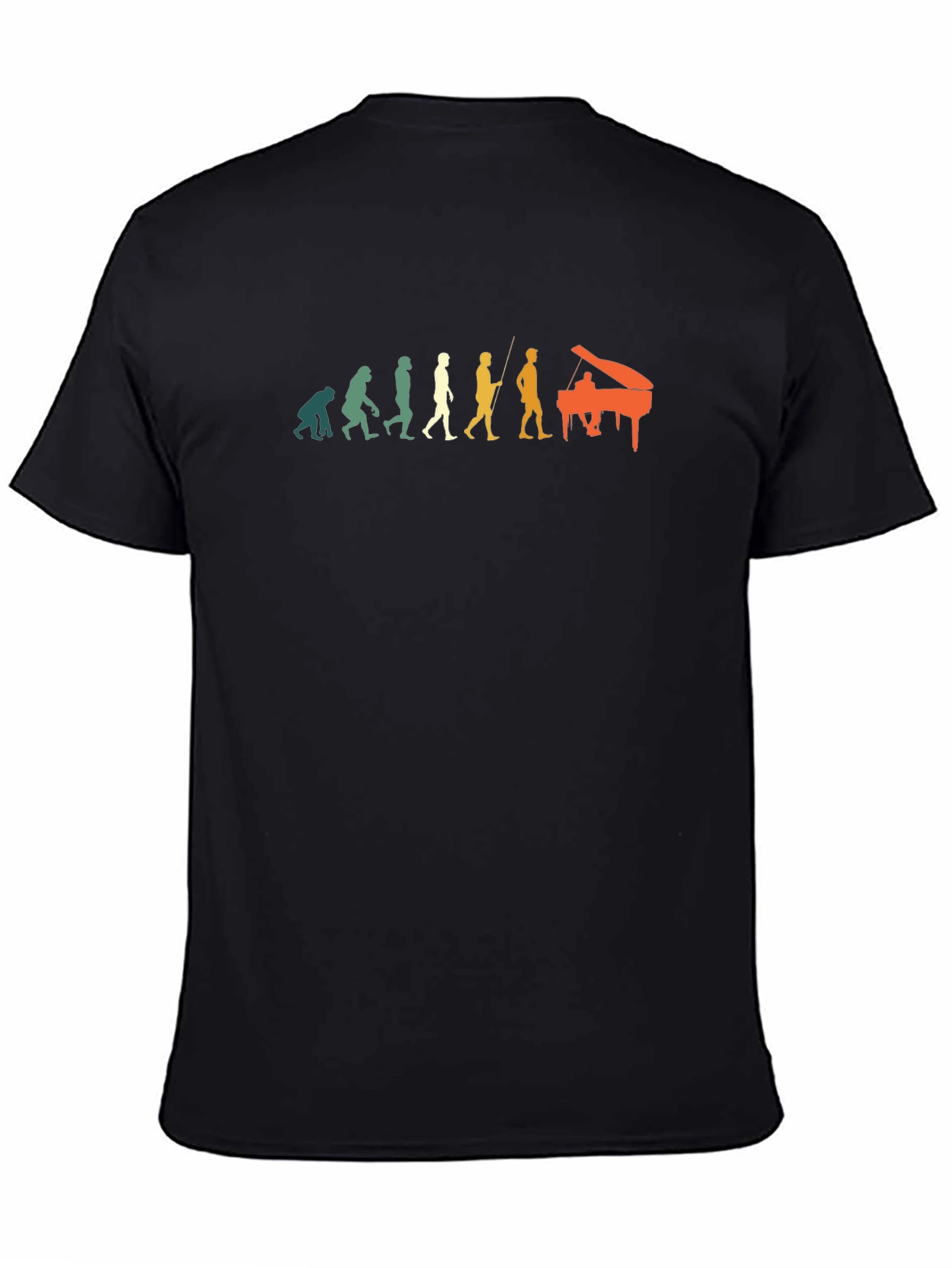 Evolution of Musician T-Shirt - Funny Piano Player Tee
