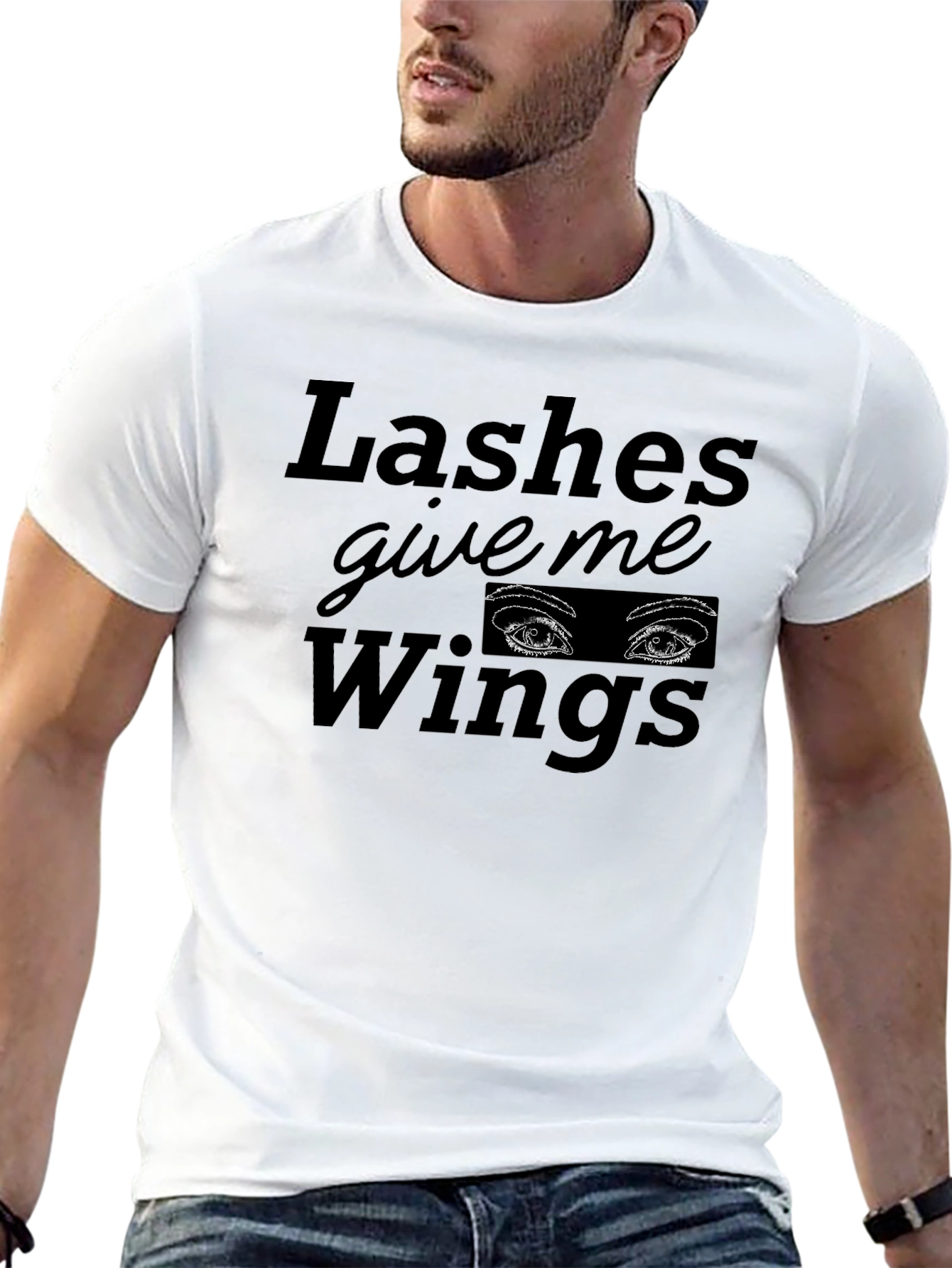 Lashes Give Me Wings Graphic Tee