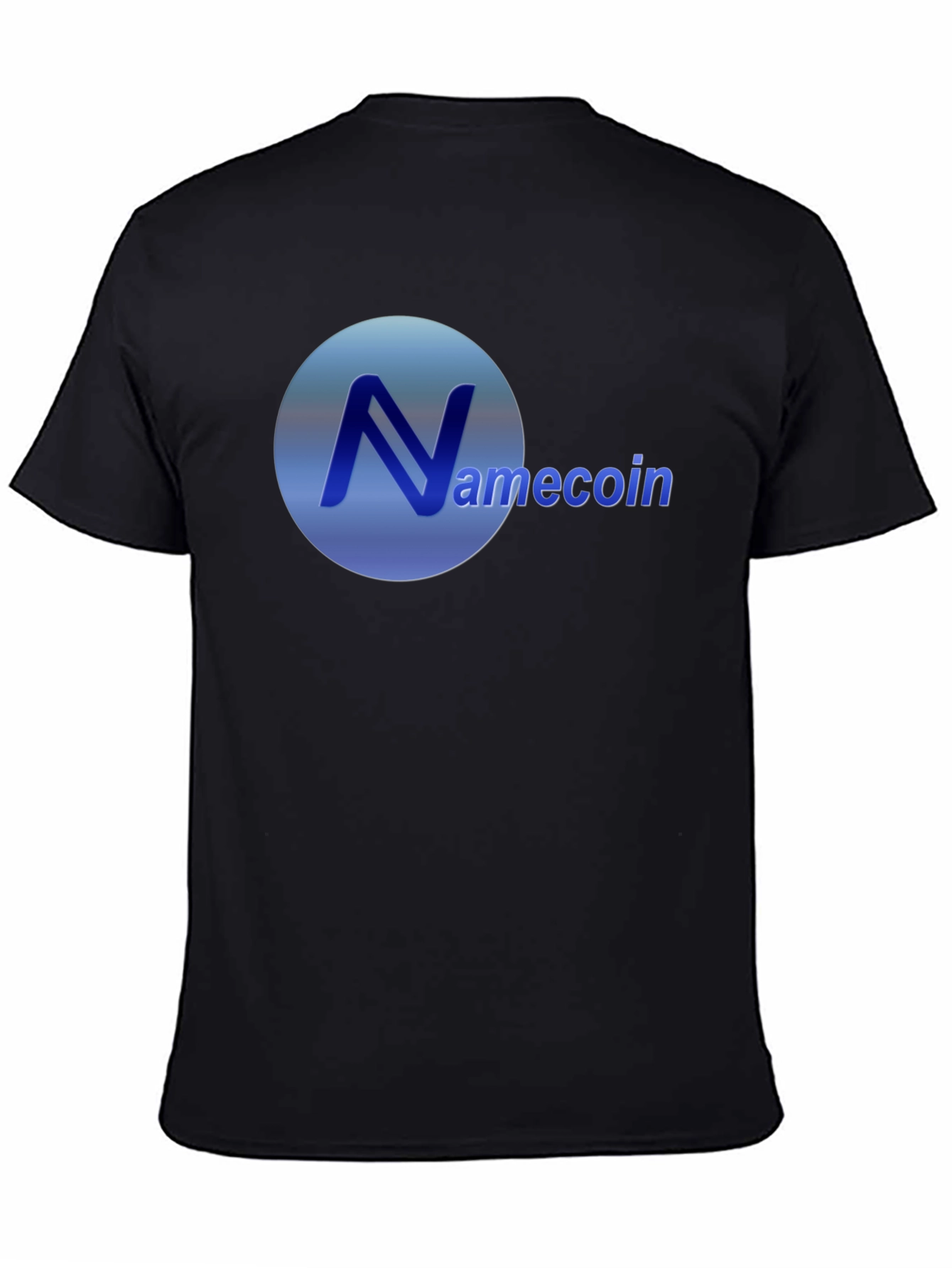 Namecoin Logo Black T-Shirt - Crypto Fashion