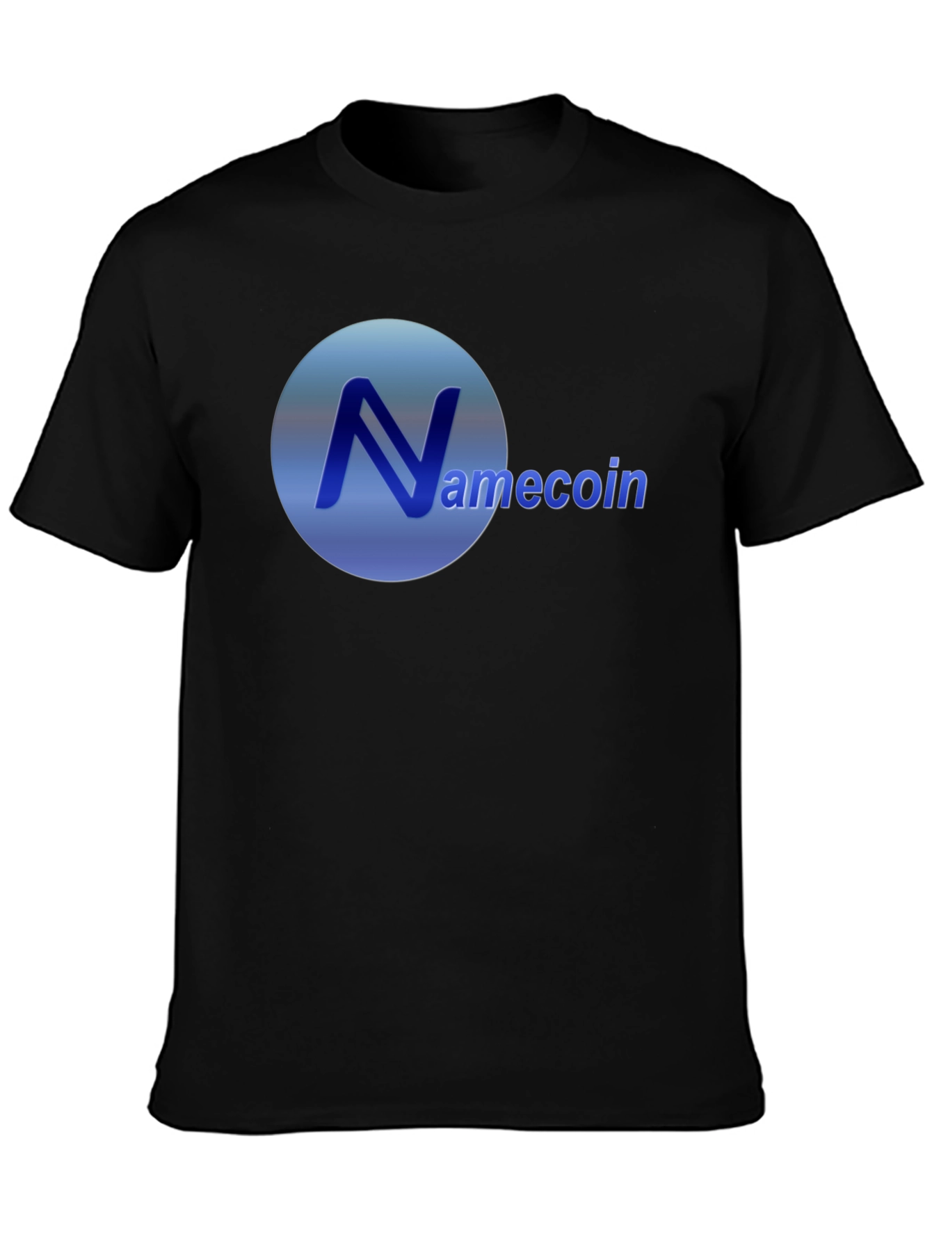 Namecoin Logo Black T-Shirt - Crypto Fashion