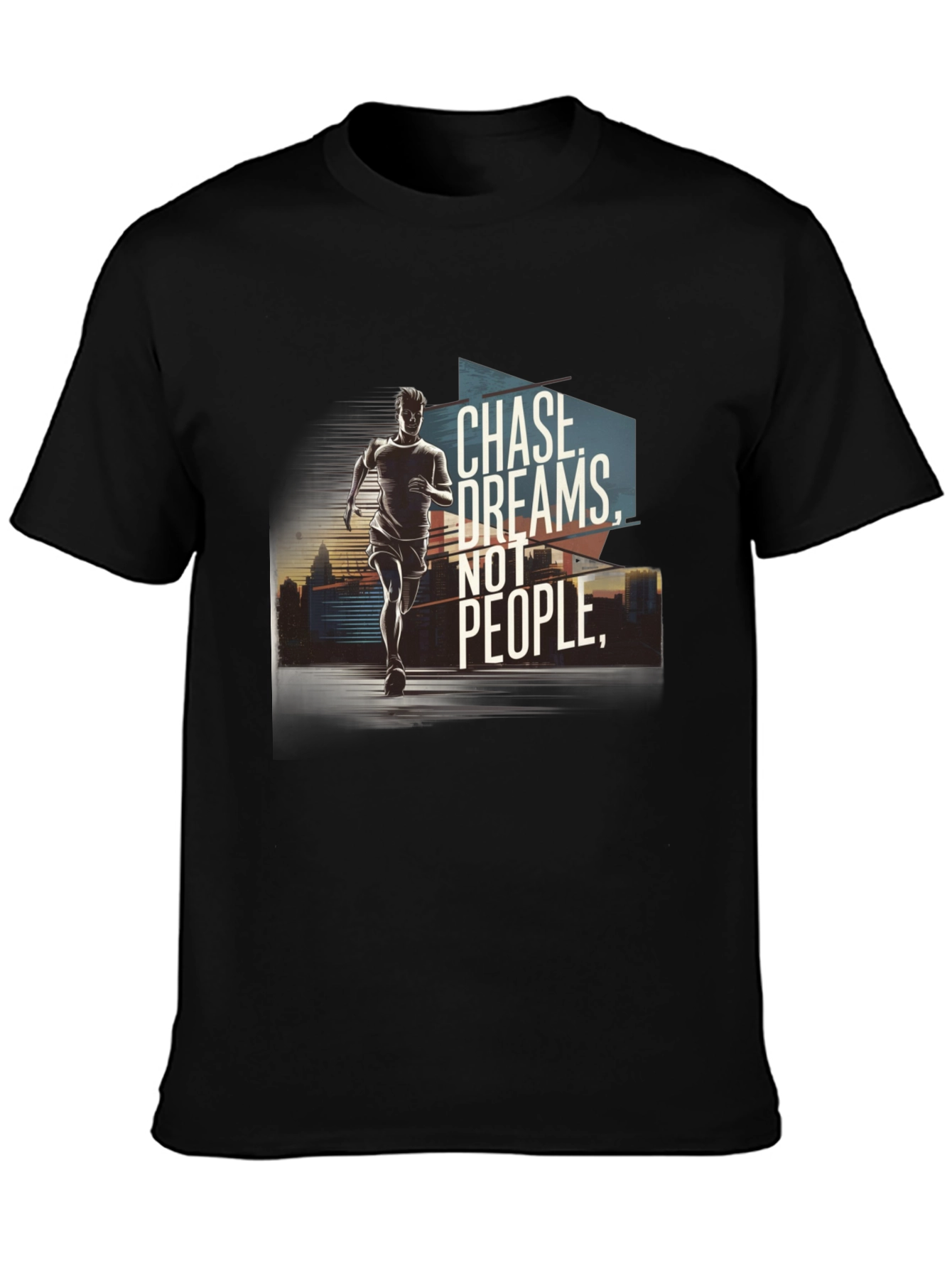 Chase Dreams Graphic Tee - Motivational T-Shirt