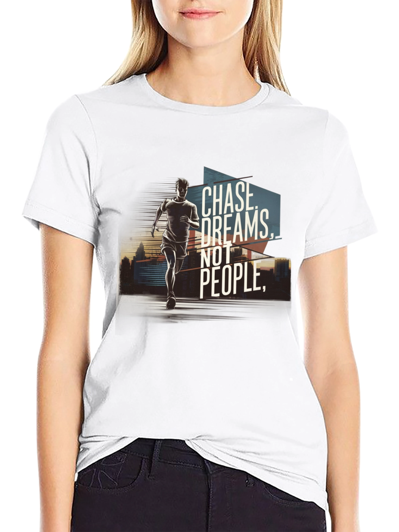 Chase Dreams Graphic Tee - Motivational T-Shirt