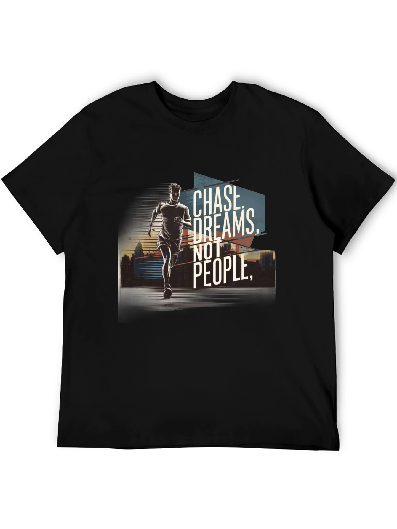 Chase Dreams Graphic Tee - Motivational T-Shirt