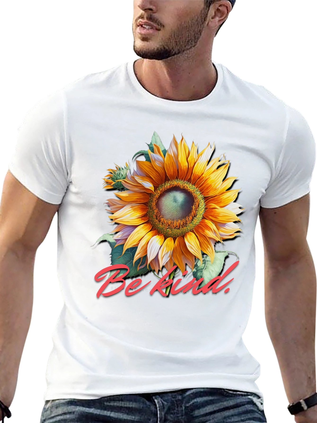 Be Kind Sunflower Graphic Tee
