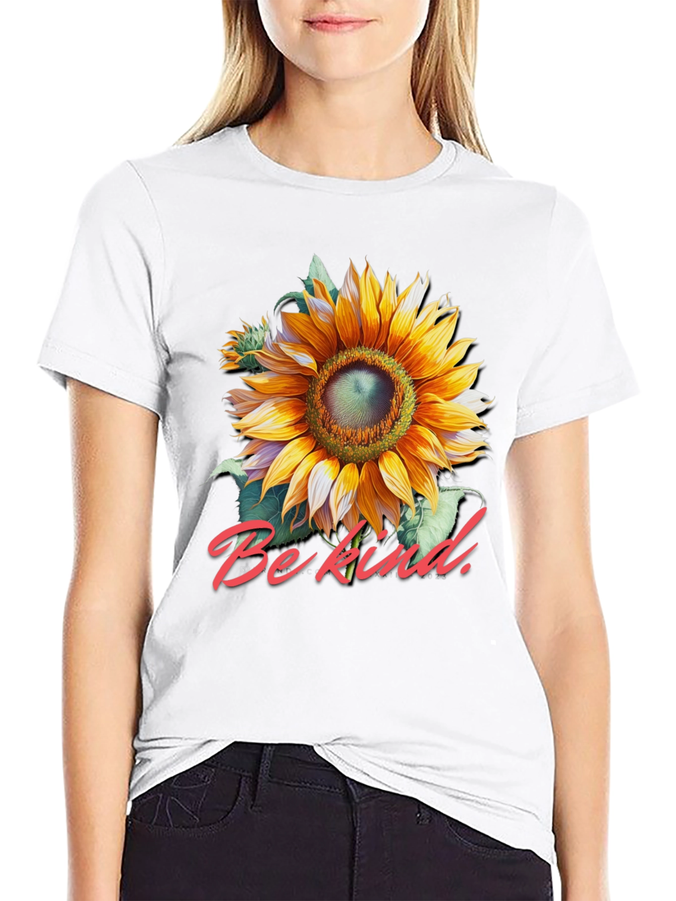 Be Kind Sunflower Graphic Tee