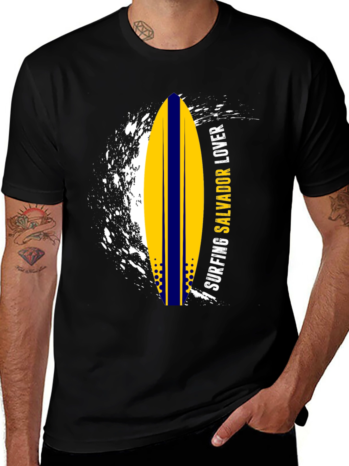 Surfing Salvador Lover Graphic Tee