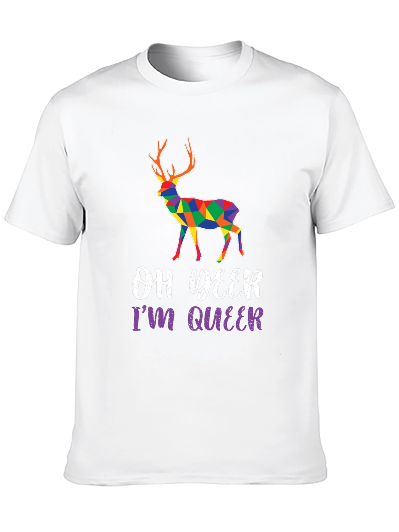 Oh Deer Im Queer Graphic T-Shirt