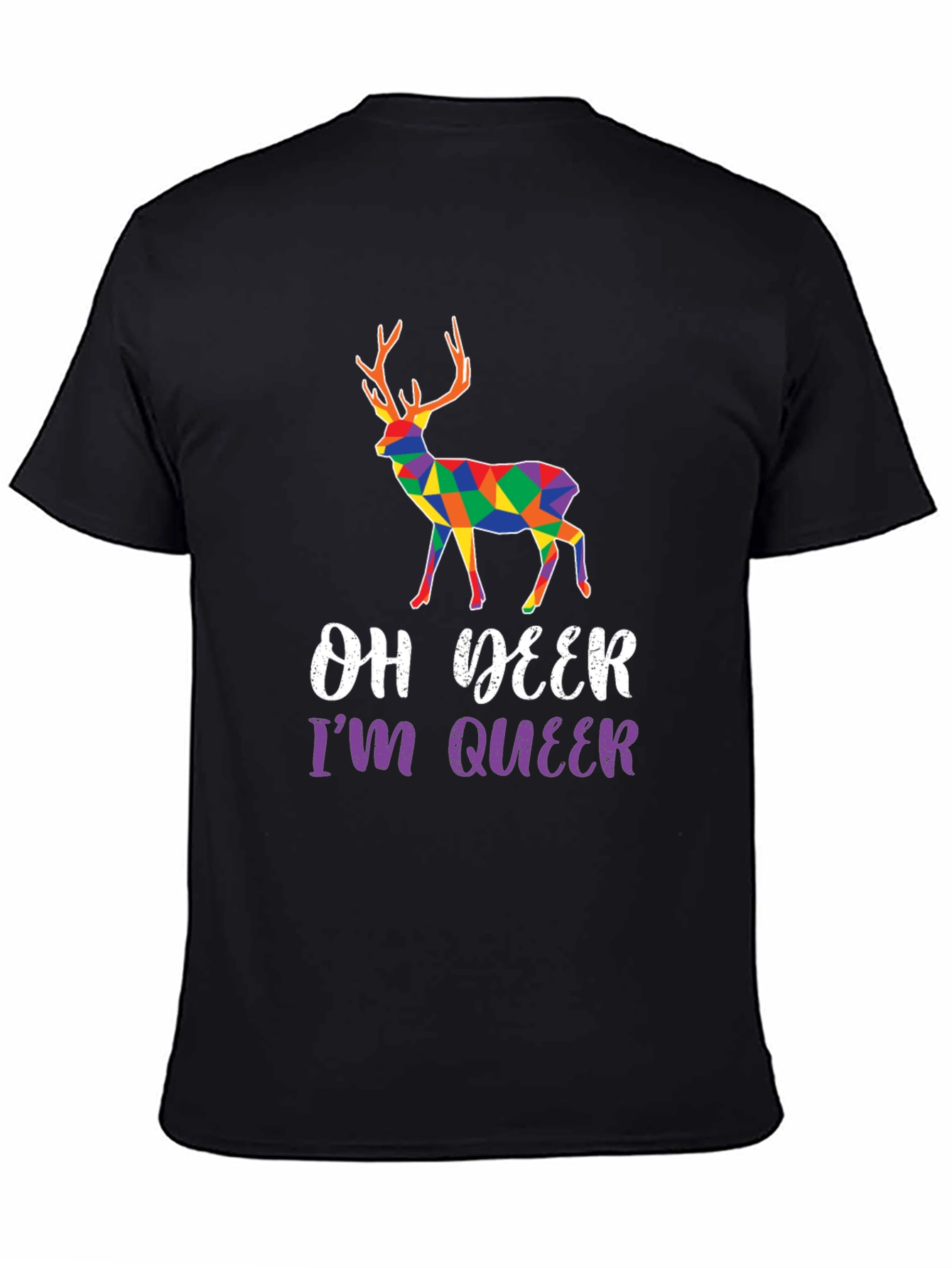 Oh Deer Im Queer Graphic T-Shirt