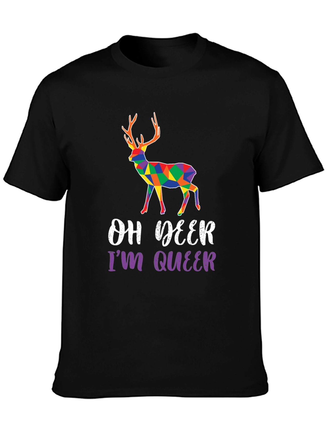Oh Deer Im Queer Graphic T-Shirt