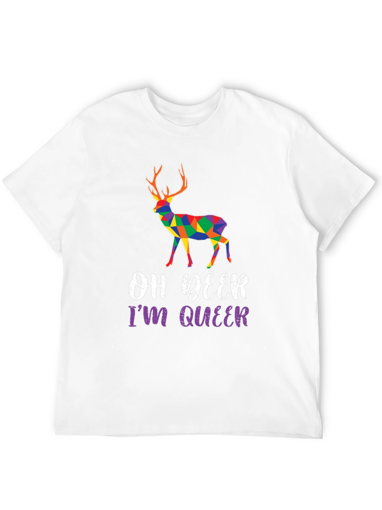 Oh Deer Im Queer Graphic T-Shirt