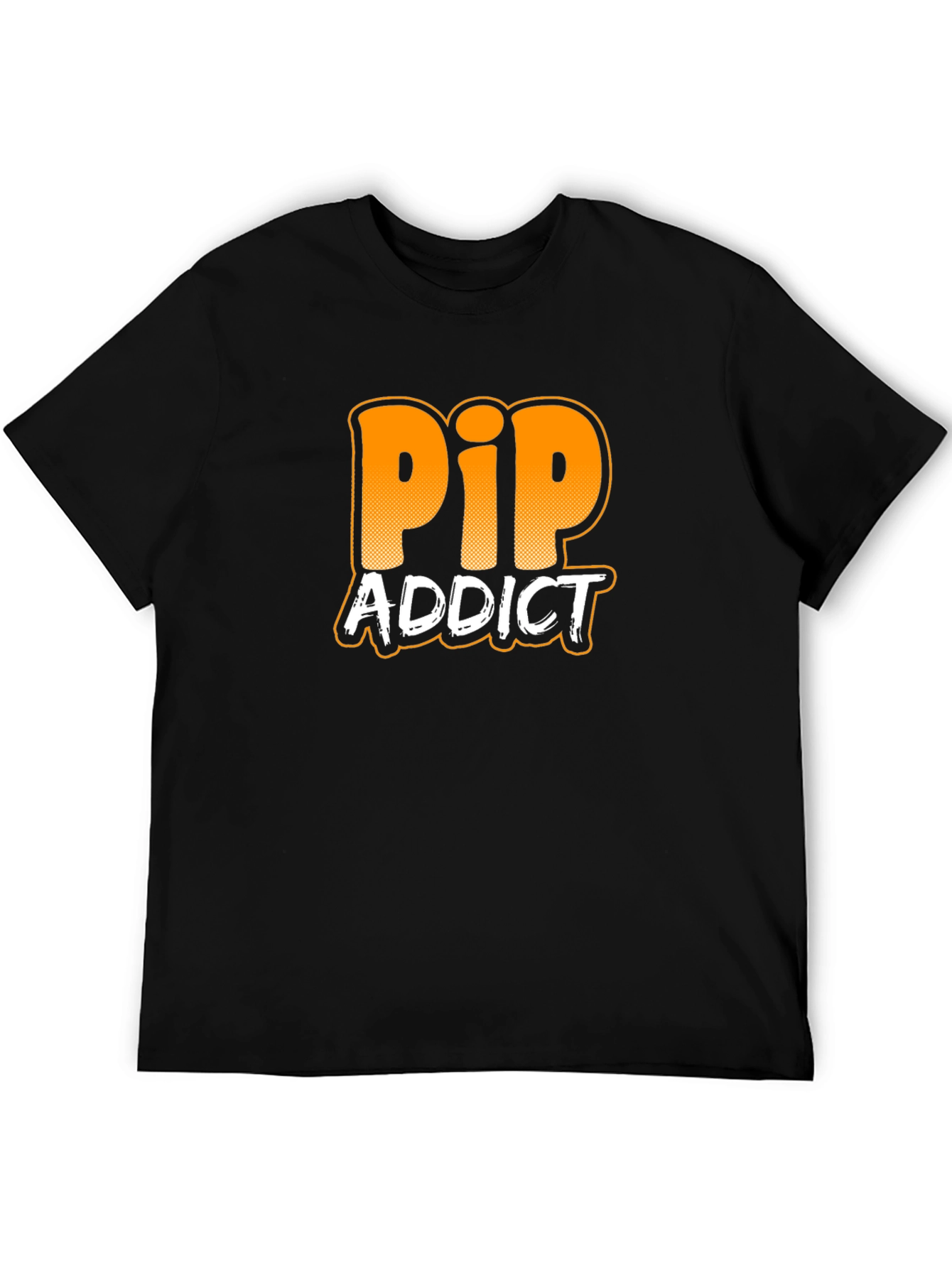 PIP Addict Graphic T-Shirt - Black Cotton Tee