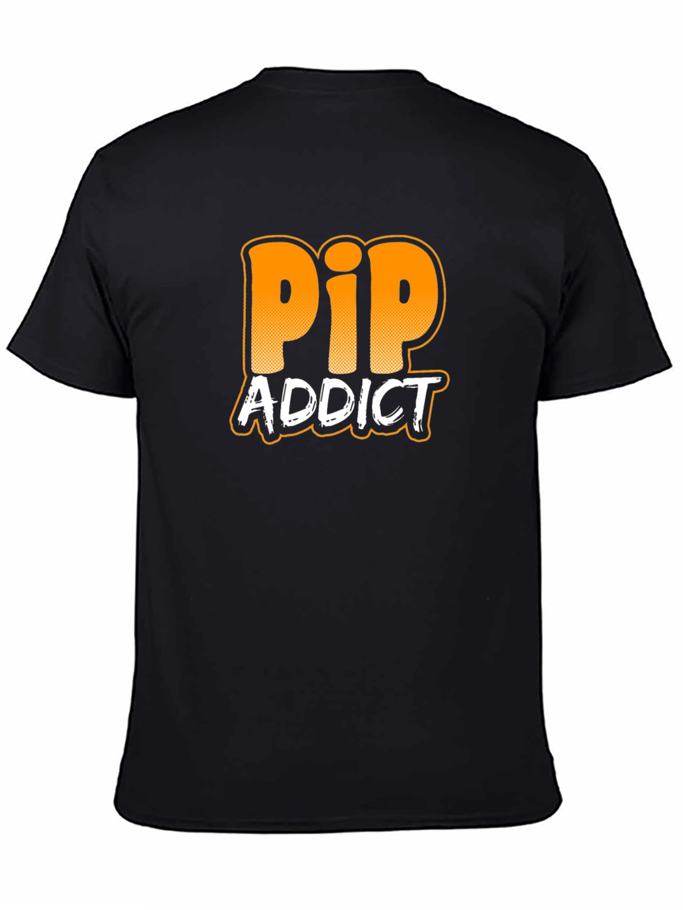 PIP Addict Graphic T-Shirt - Black Cotton Tee