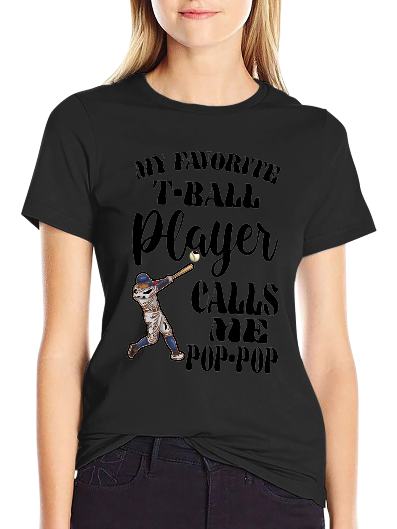 My Favorite T-Ball Player Calls Me Pop-Pop T-Shirt