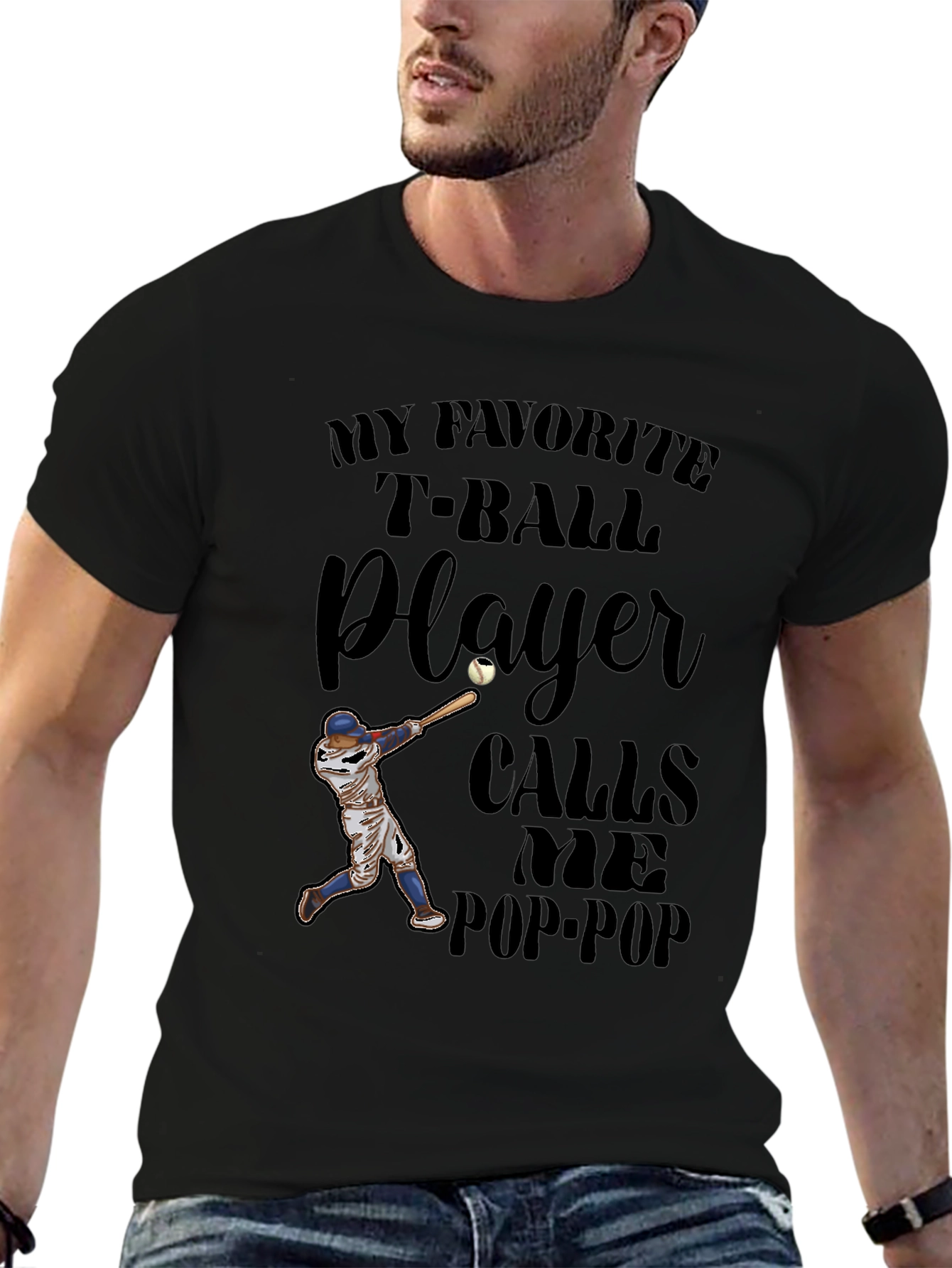My Favorite T-Ball Player Calls Me Pop-Pop T-Shirt