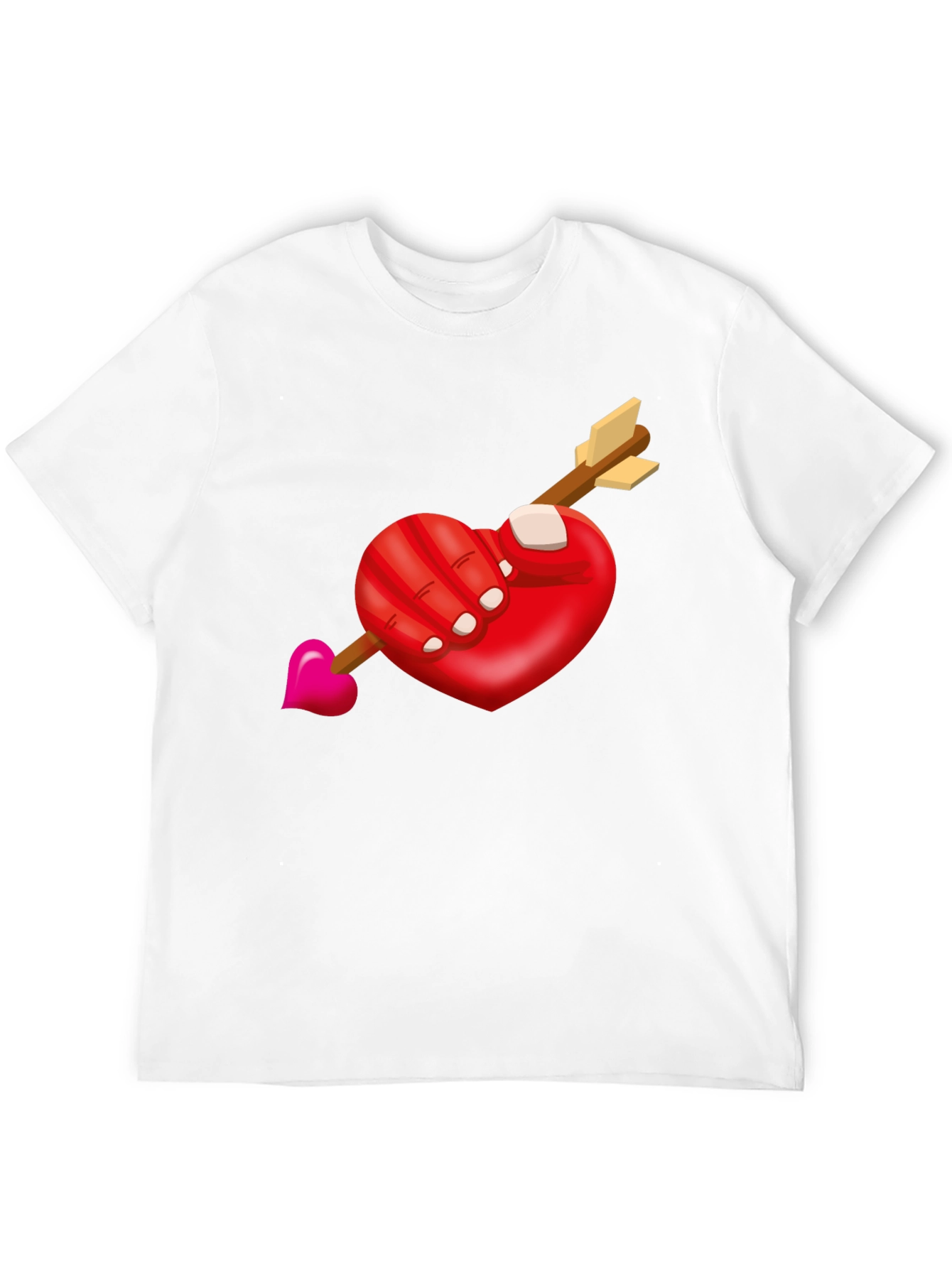 Heart Arrow T-Shirt - Romantic Graphic Tee