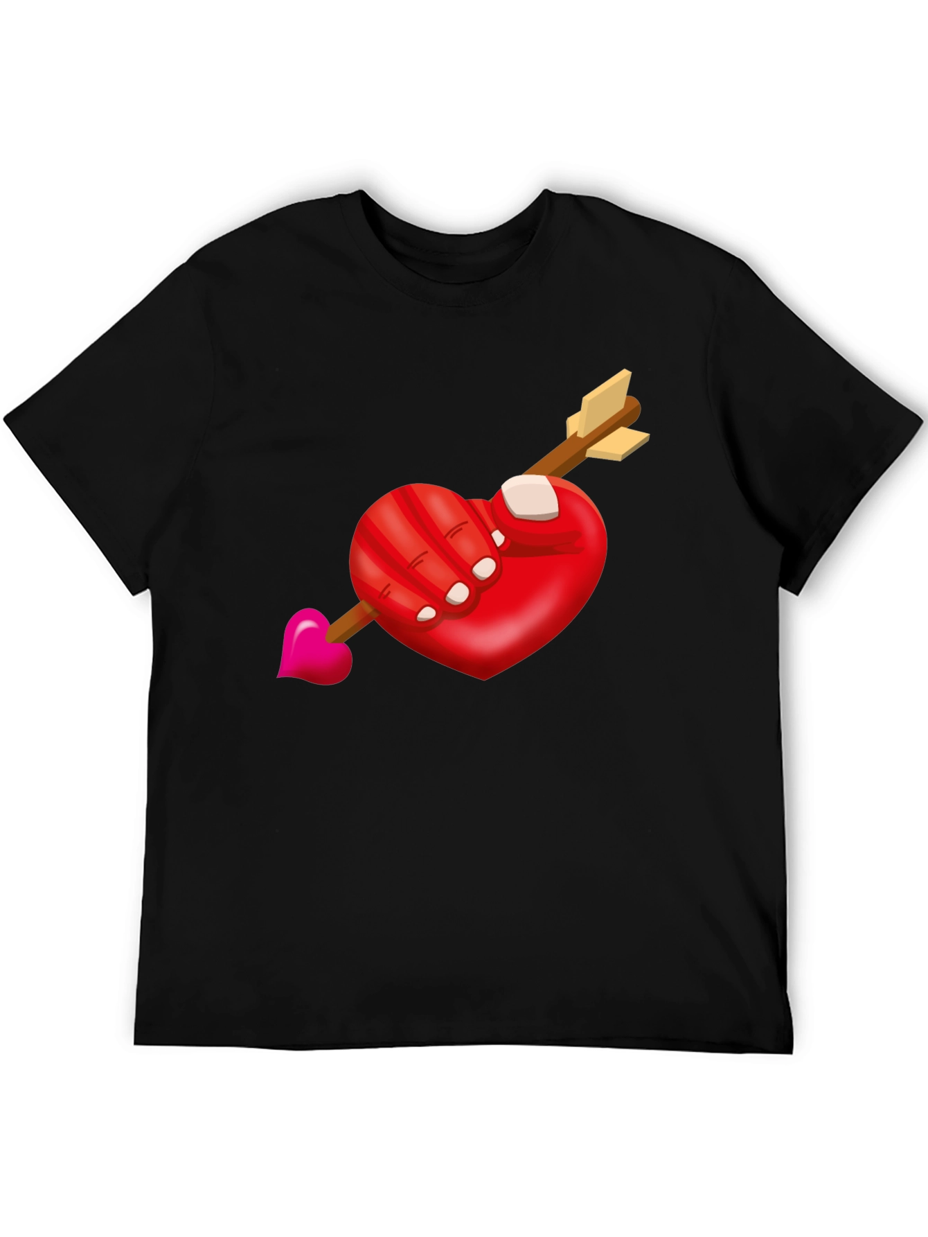 Heart Arrow T-Shirt - Romantic Graphic Tee