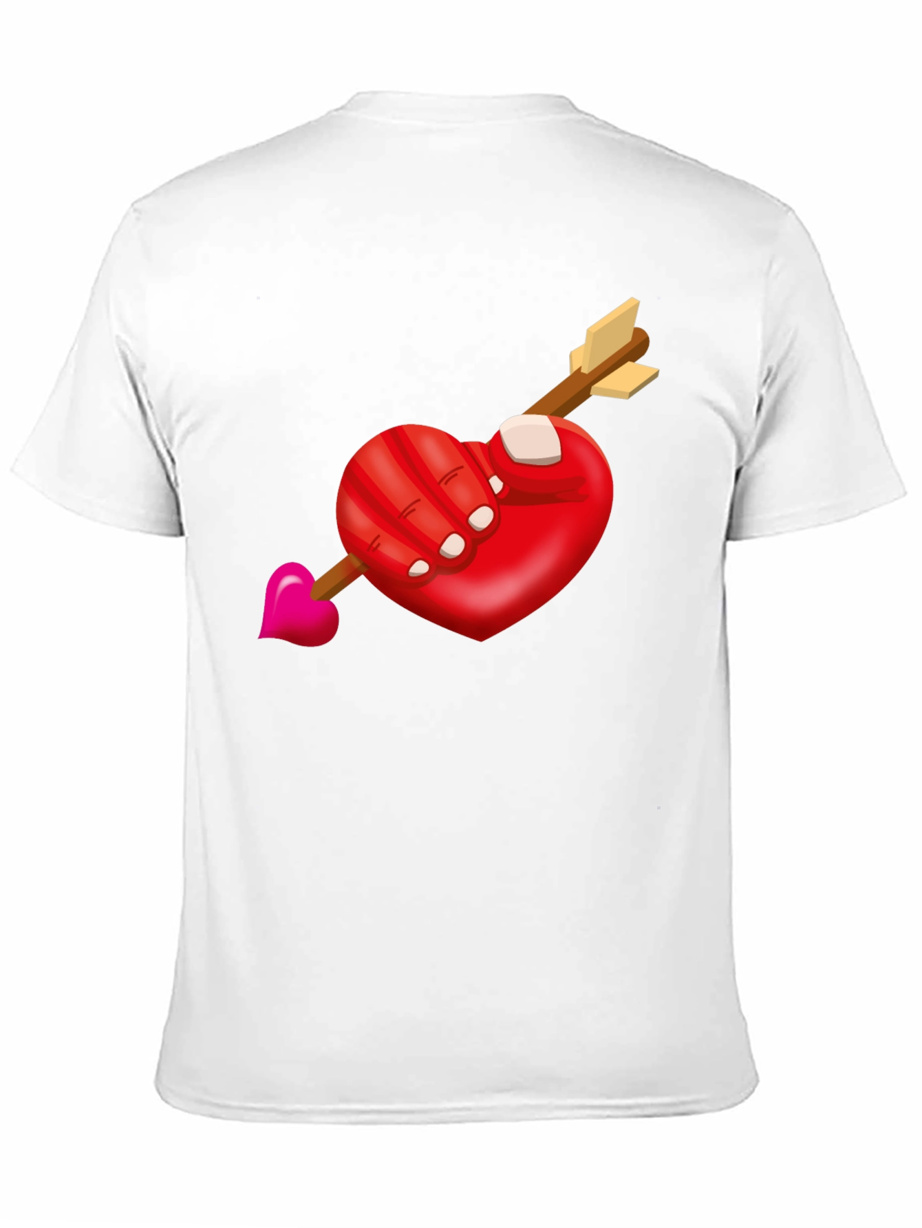 Heart Arrow T-Shirt - Romantic Graphic Tee
