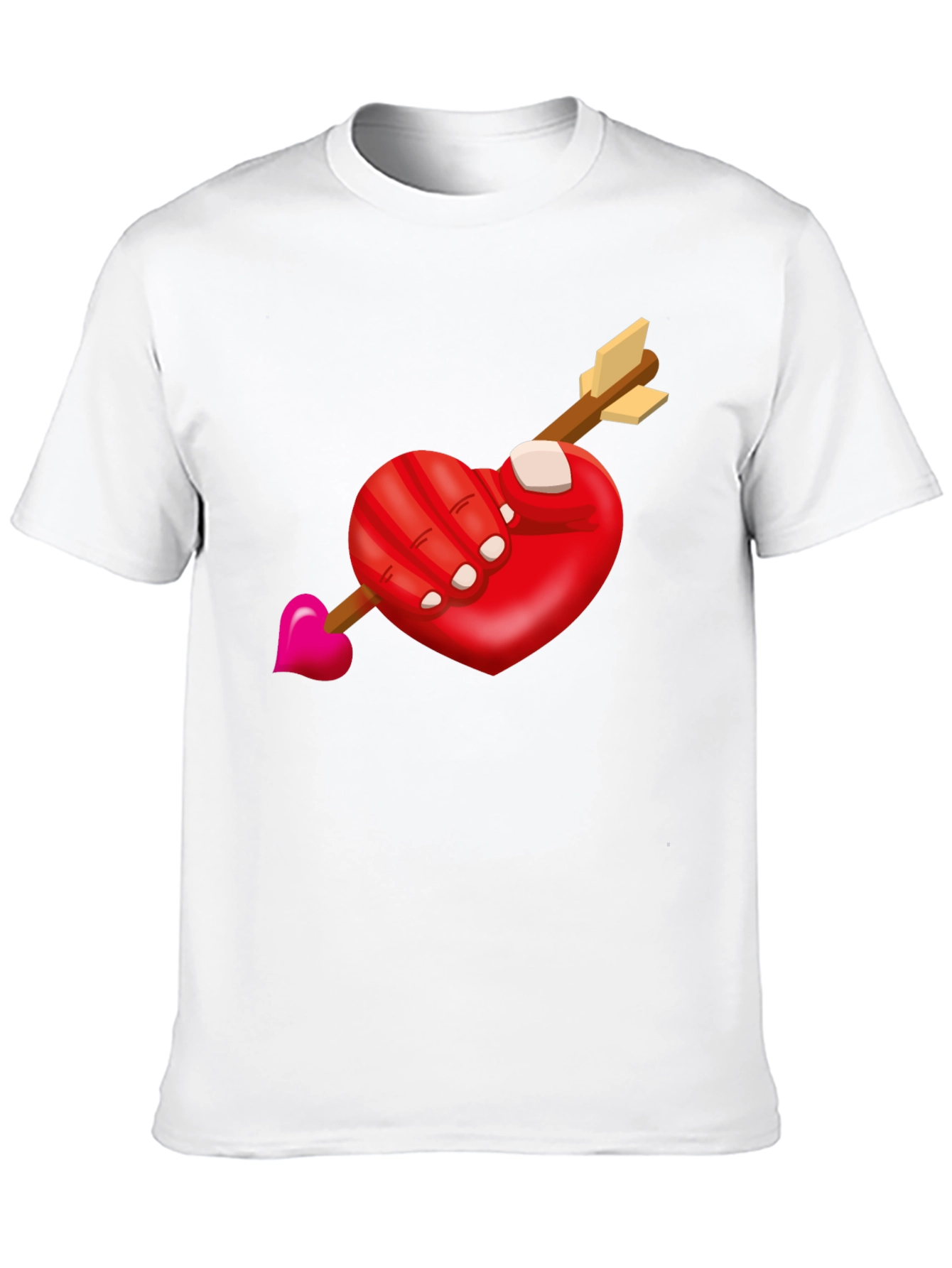 Heart Arrow T-Shirt - Romantic Graphic Tee