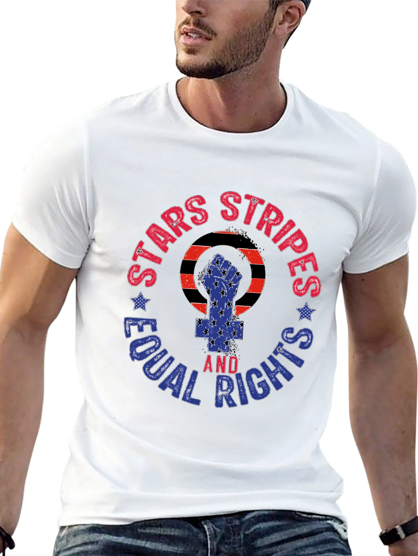 Stars Stripes Equal Rights Tee