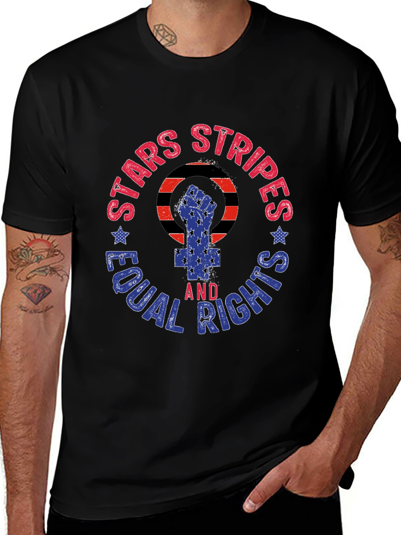 Stars Stripes Equal Rights Tee