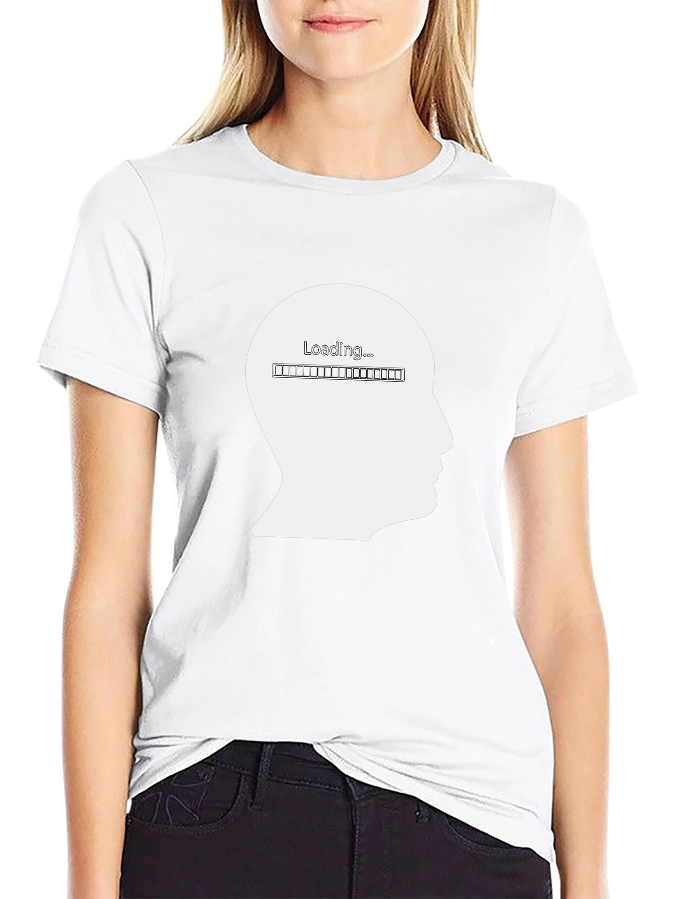 Loading Brain T-Shirt - Unisex Black Tee