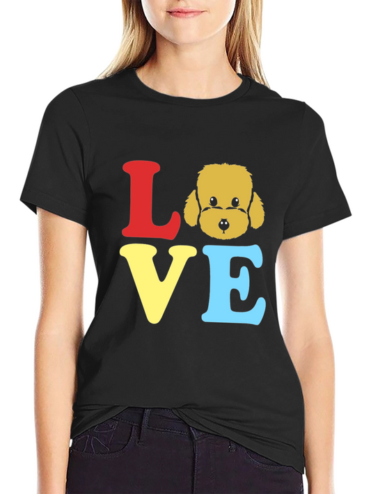 Love Doodle Dog T-Shirt - Cute Pet Graphic Tee