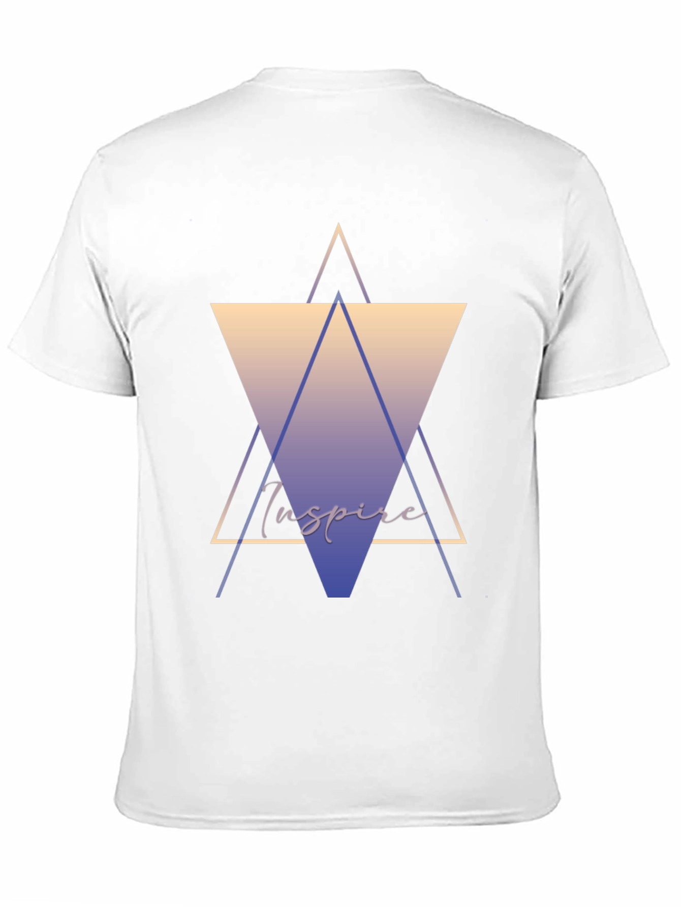 Inspire Graphic Tee - Stylish Geometric Design