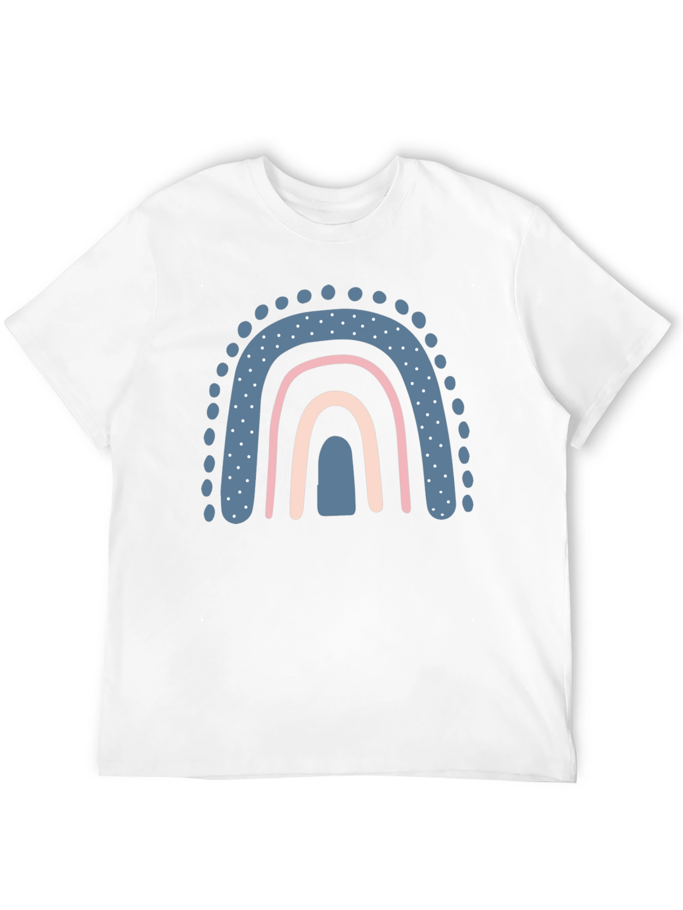 Cute Rainbow Graphic Tee - Casual Comfort