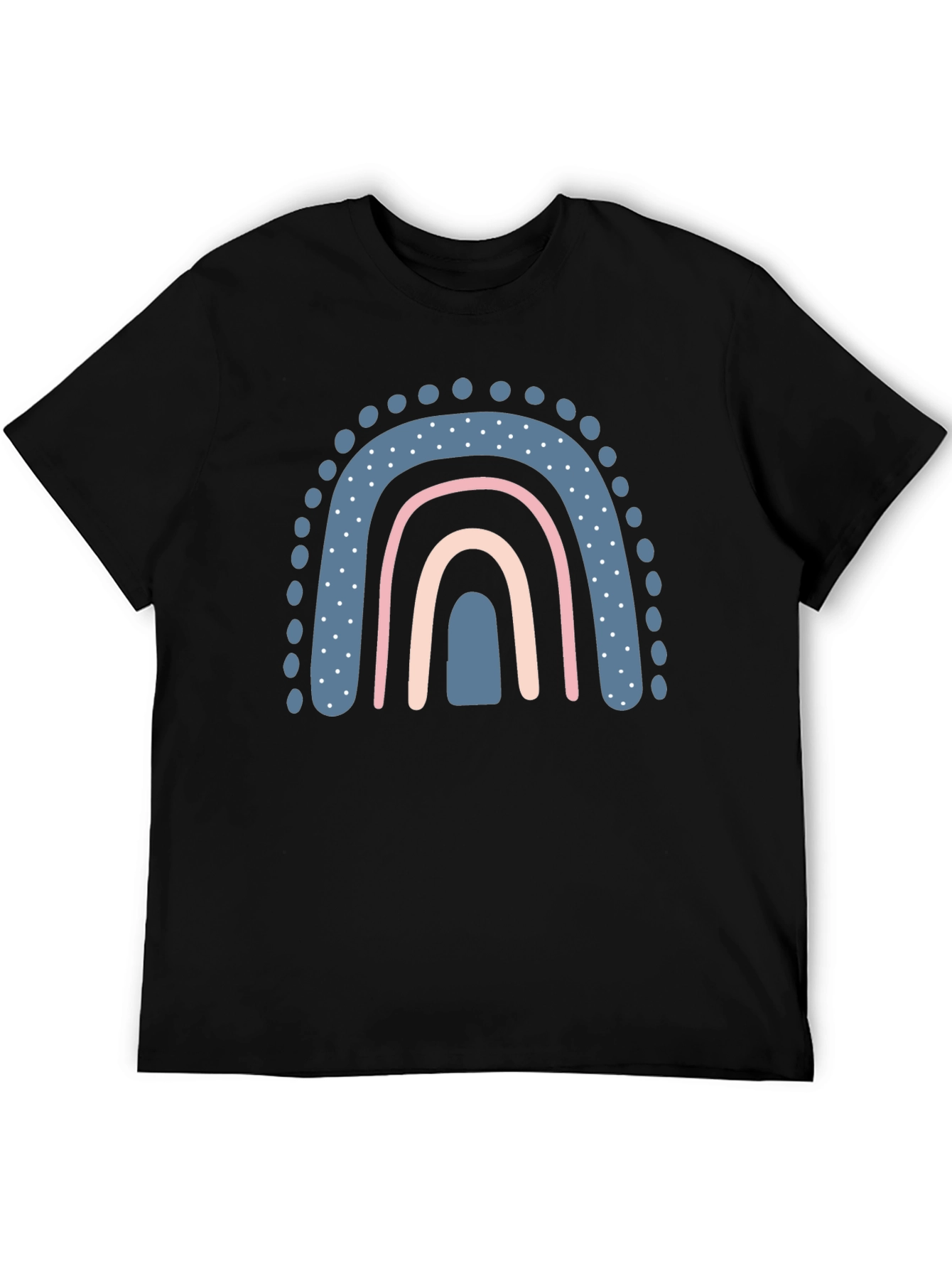 Cute Rainbow Graphic Tee - Casual Comfort
