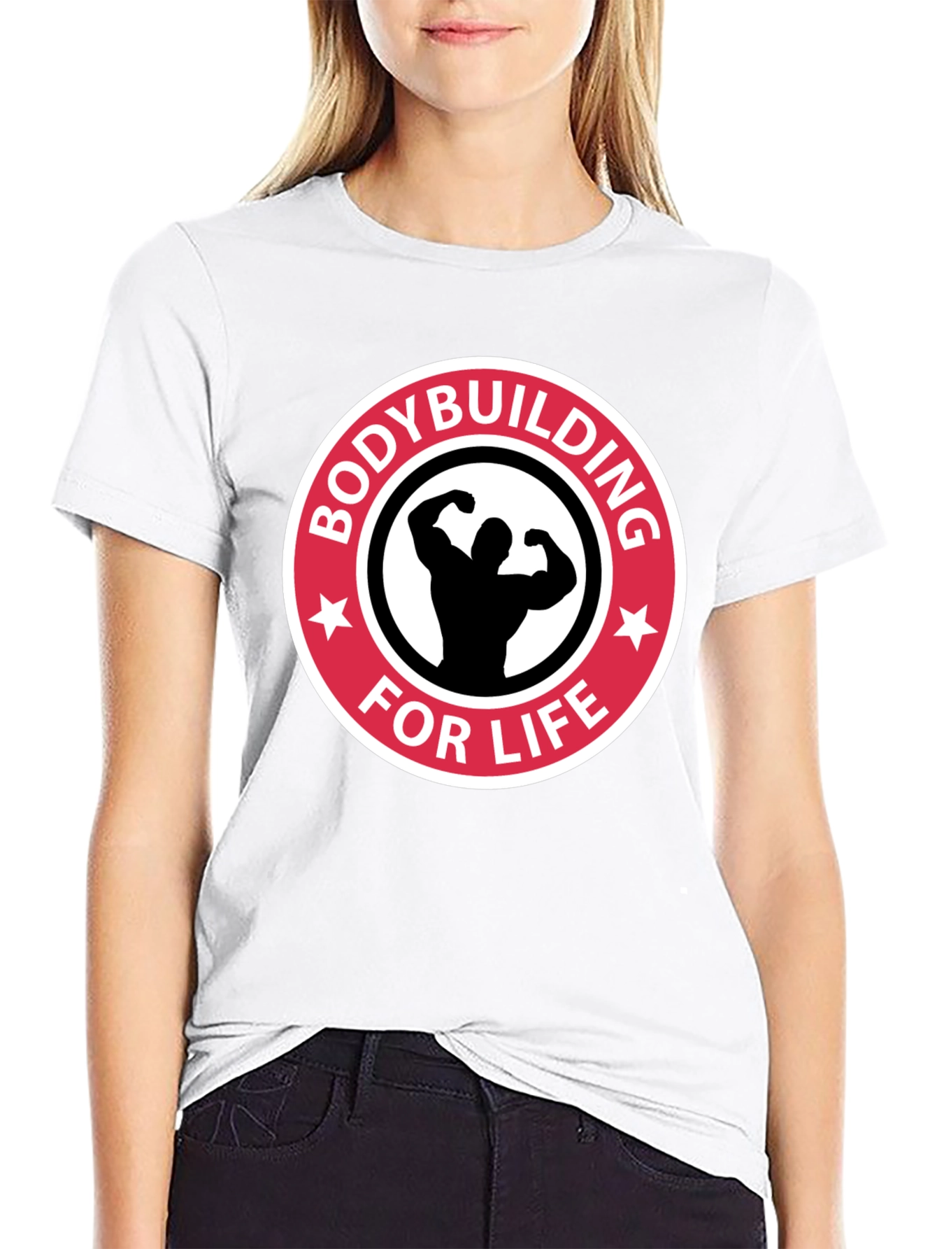 Bodybuilding for Life Black T-Shirt