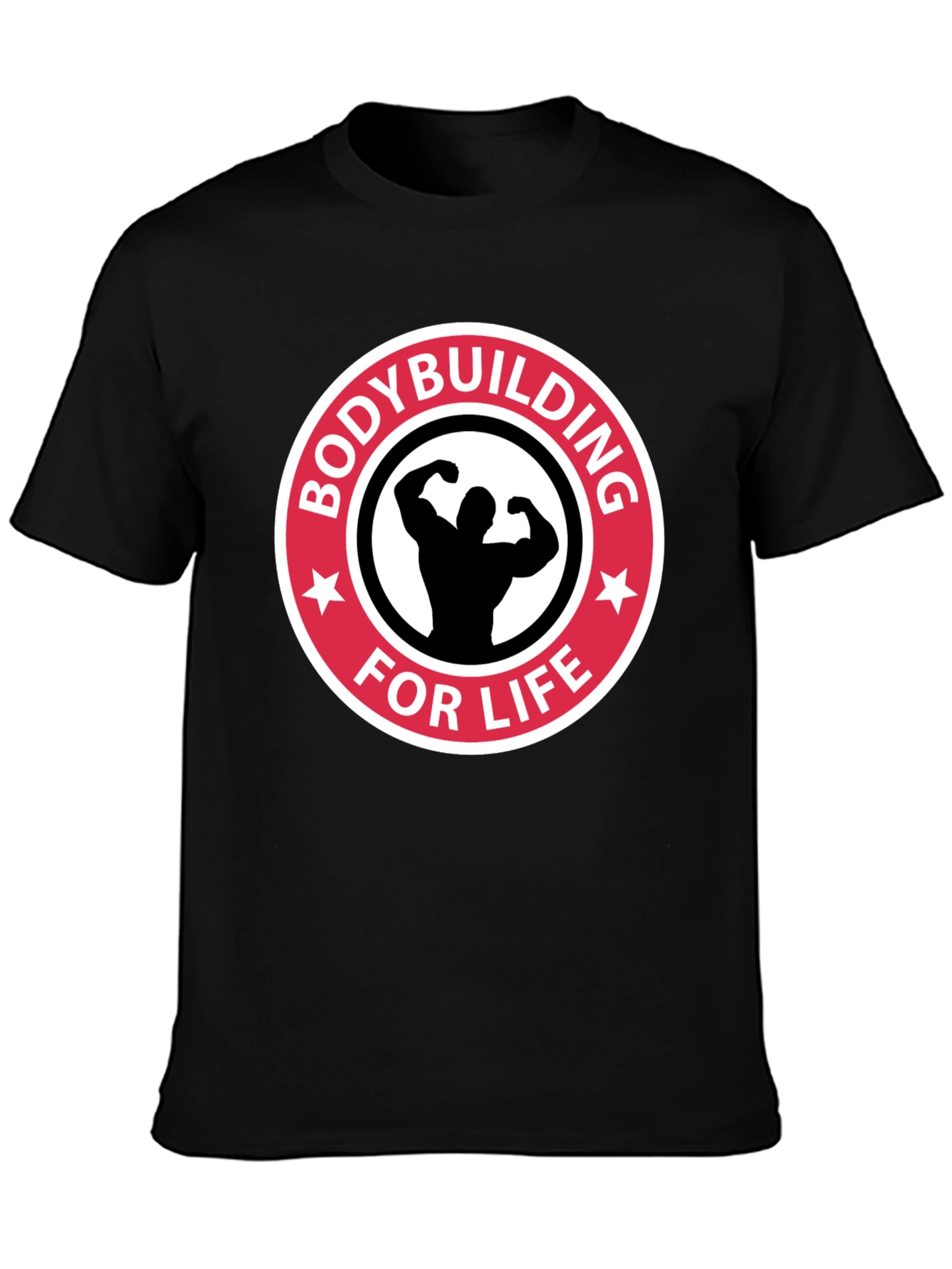Bodybuilding for Life Black T-Shirt