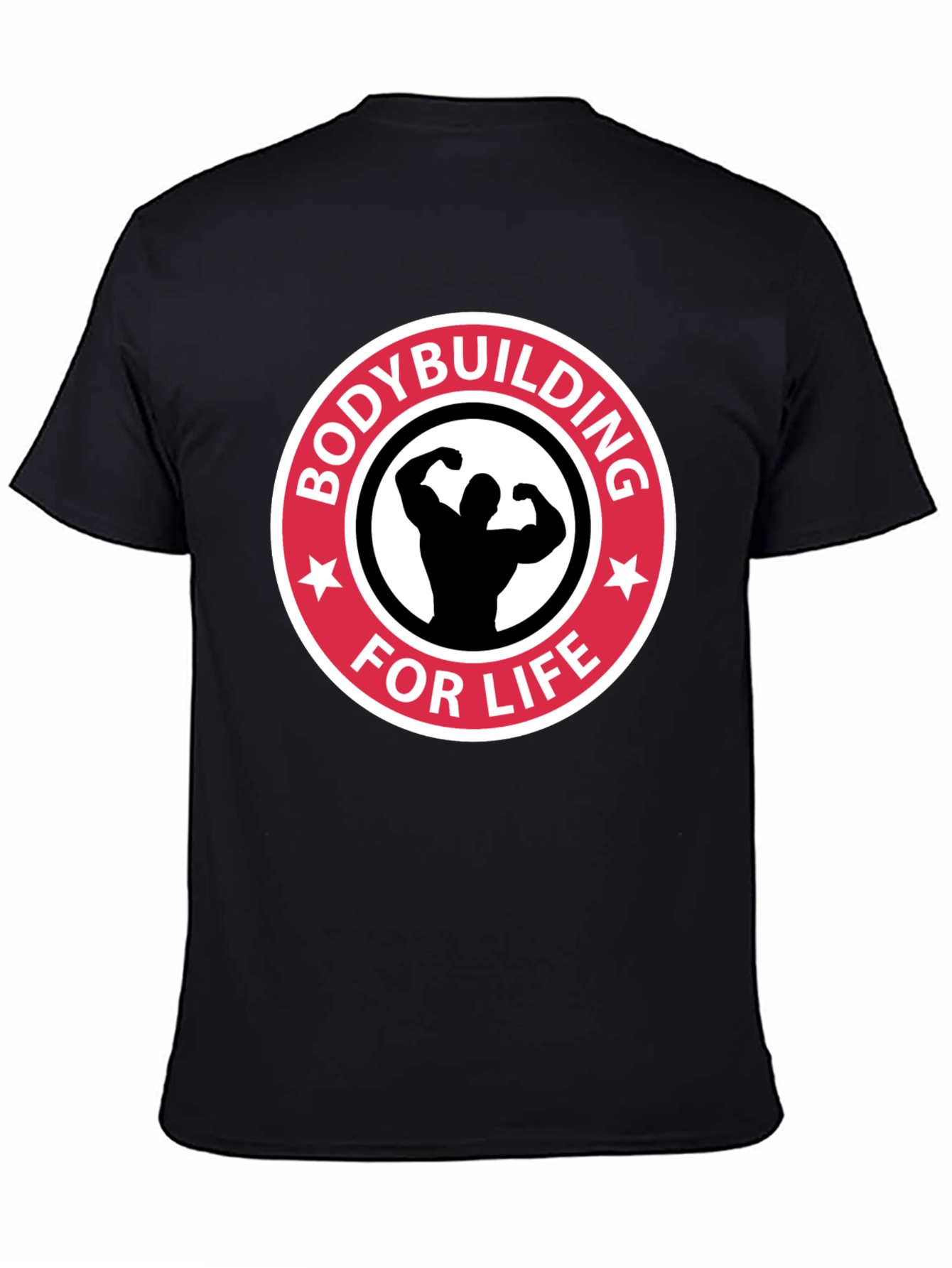 Bodybuilding for Life Black T-Shirt