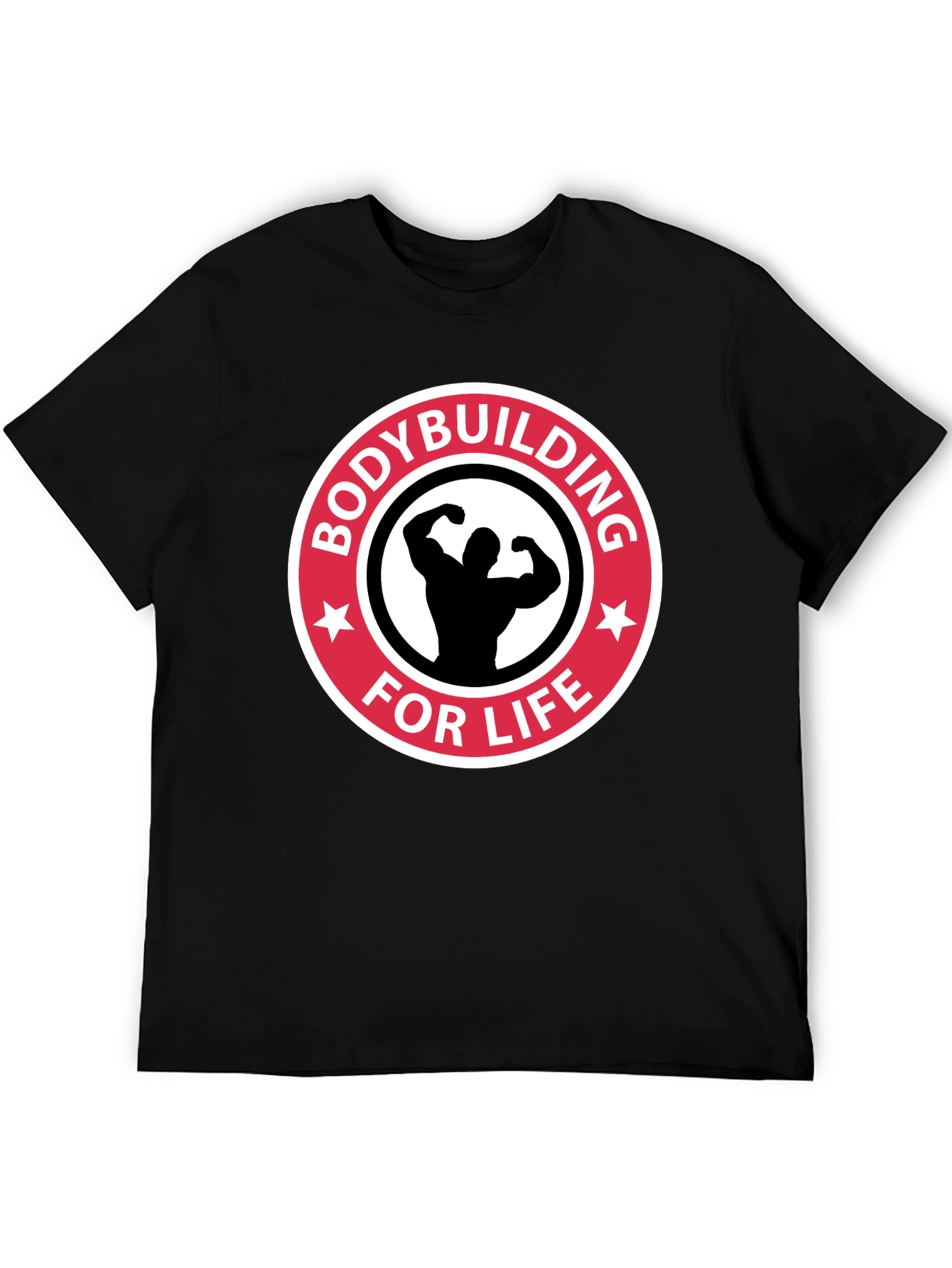 Bodybuilding for Life Black T-Shirt