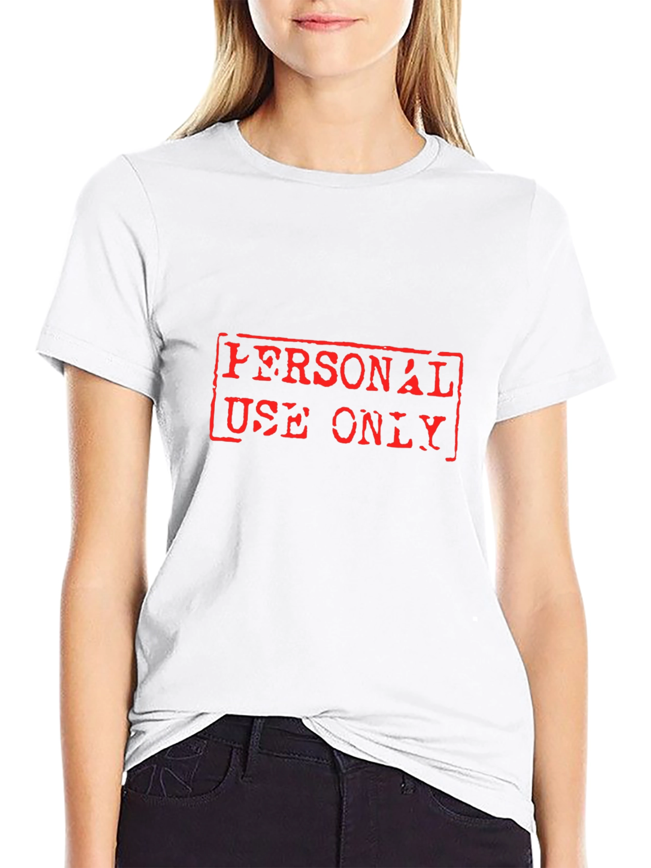 Personal Use Only Graphic T-Shirt - Black