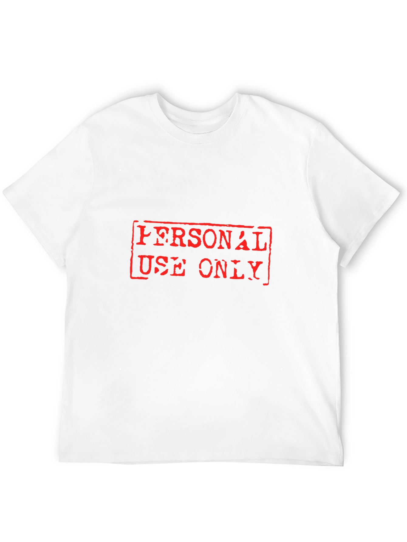 Personal Use Only Graphic T-Shirt - Black