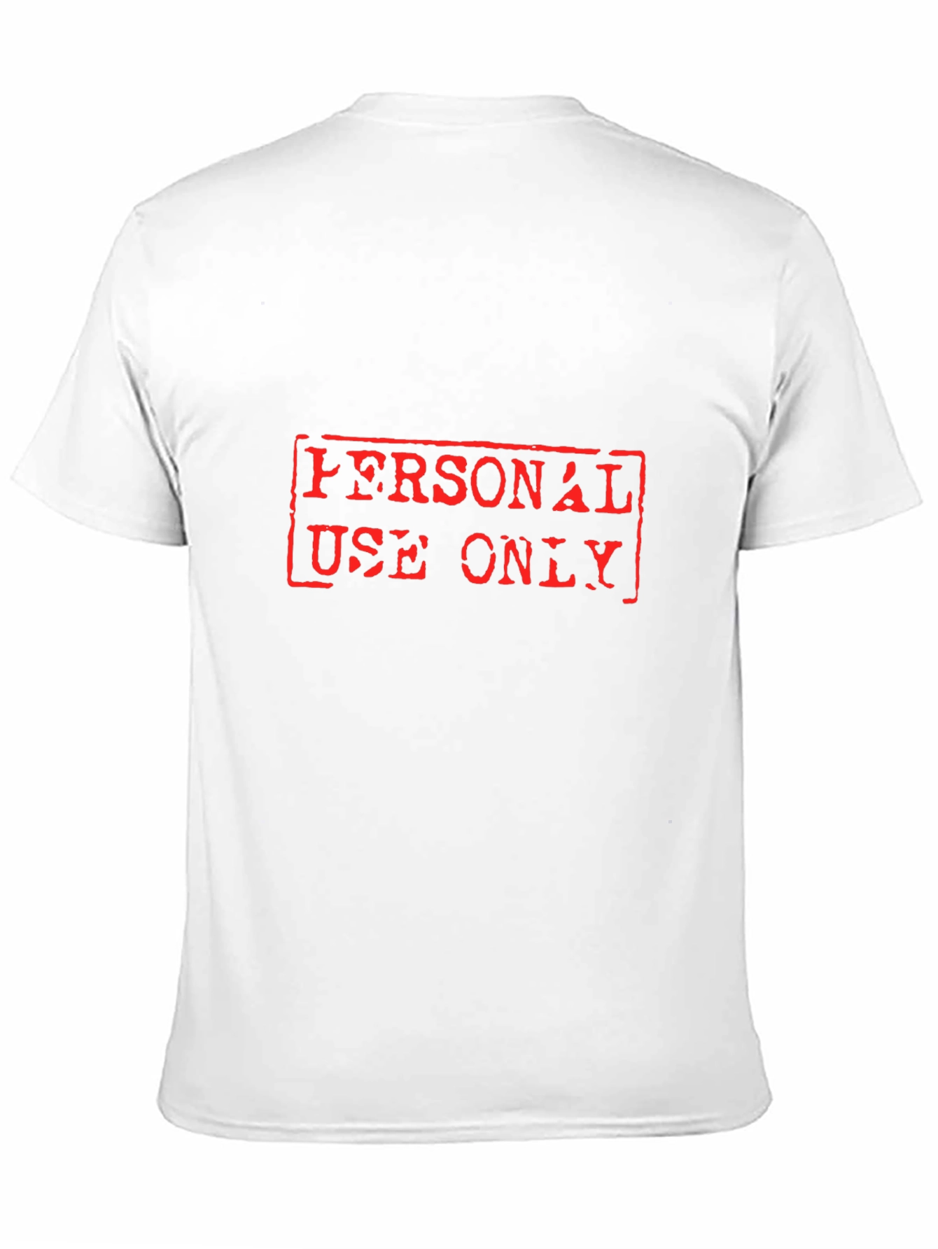 Personal Use Only Graphic T-Shirt - Black