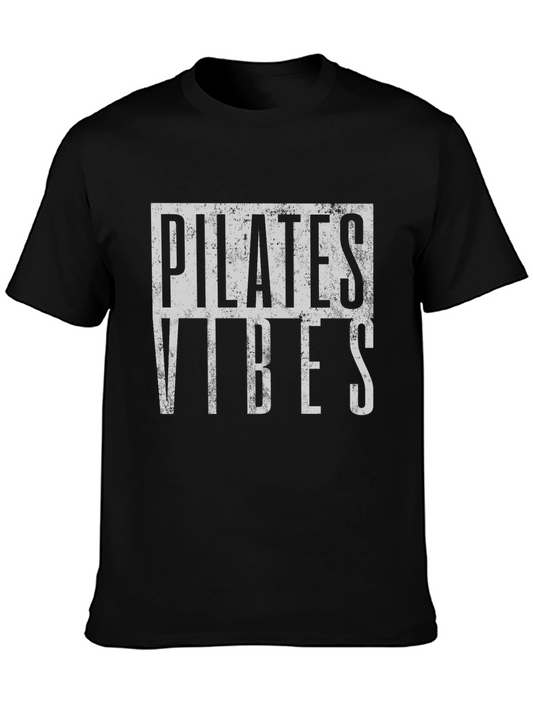 Pilates Vibes Graphic Tee - Black