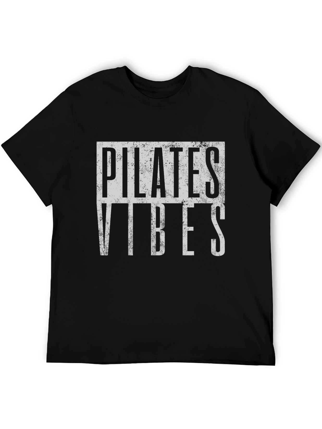 Pilates Vibes Graphic Tee - Black
