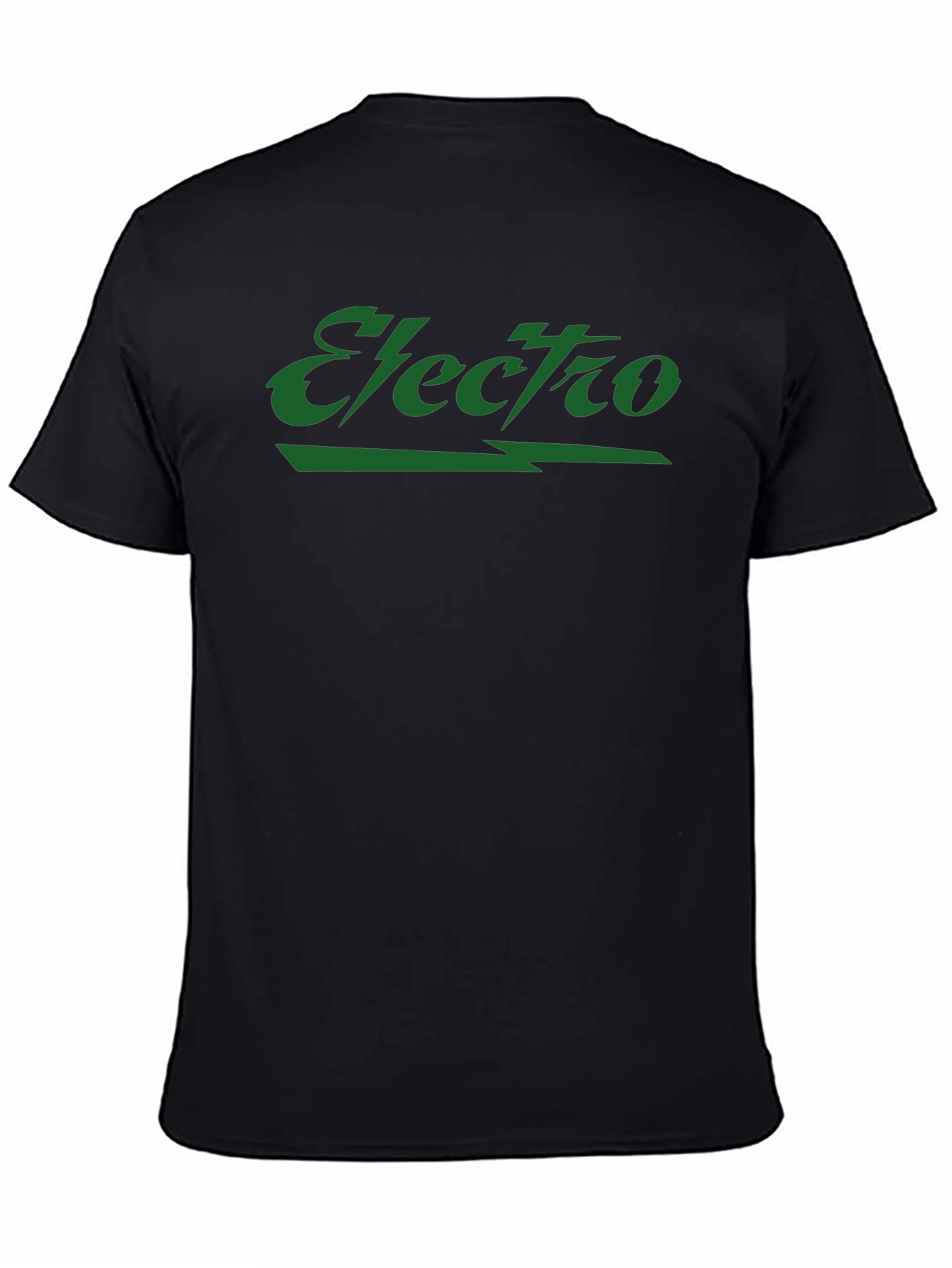 Electro Graphic Print Black T-Shirt