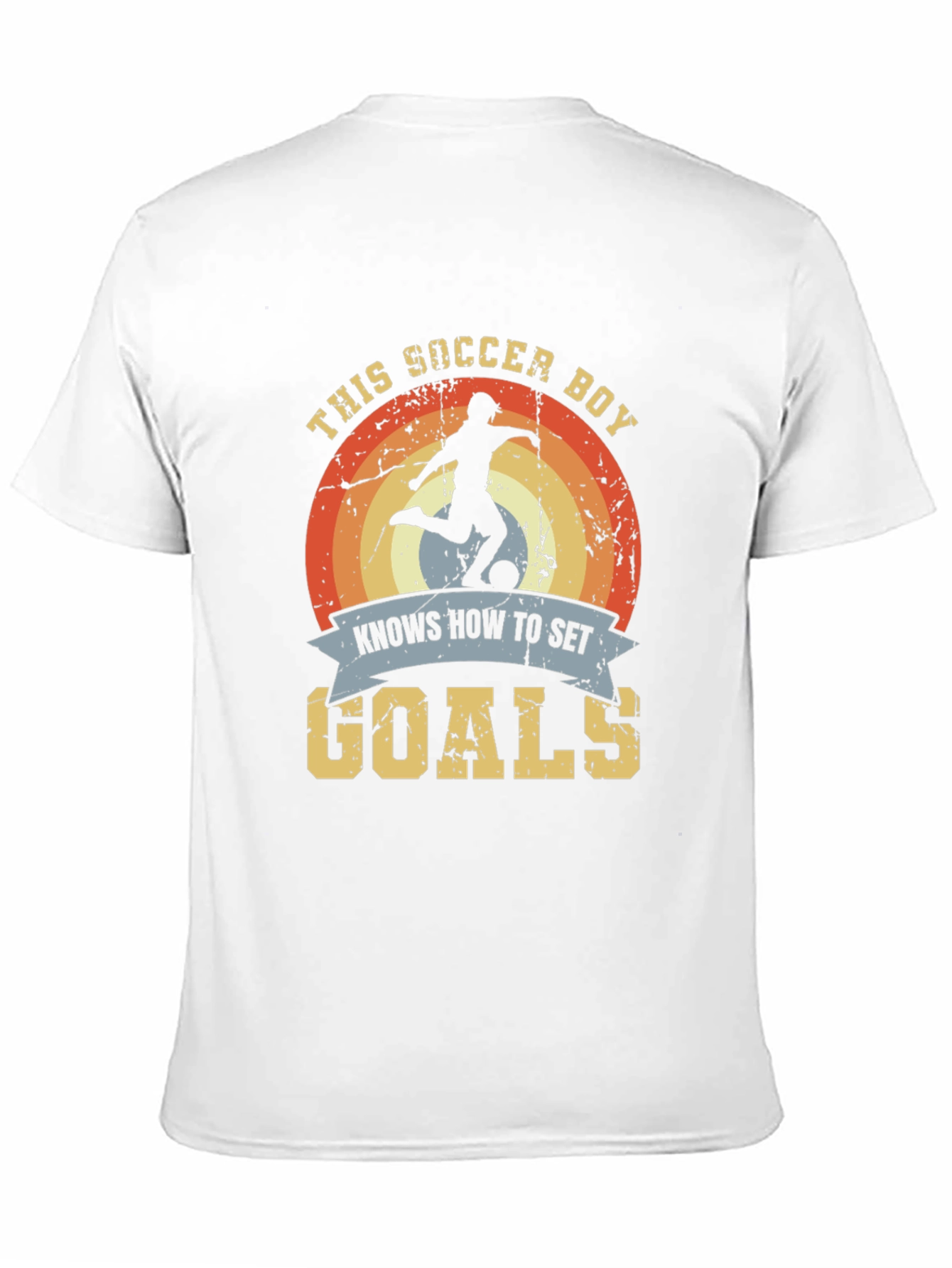 Soccer Boy Knows How to Set Goals Graphic Tee