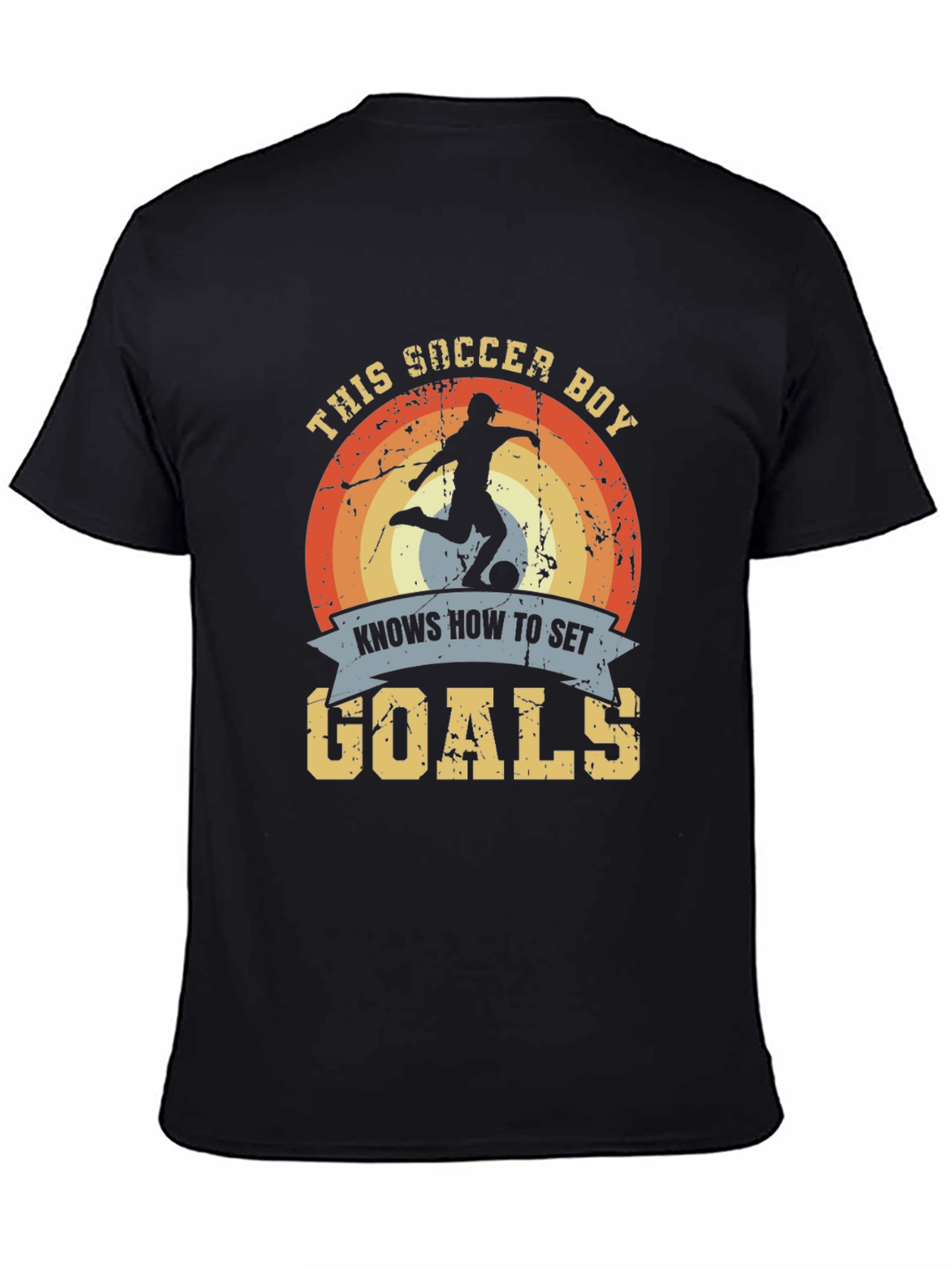 Soccer Boy Knows How to Set Goals Graphic Tee