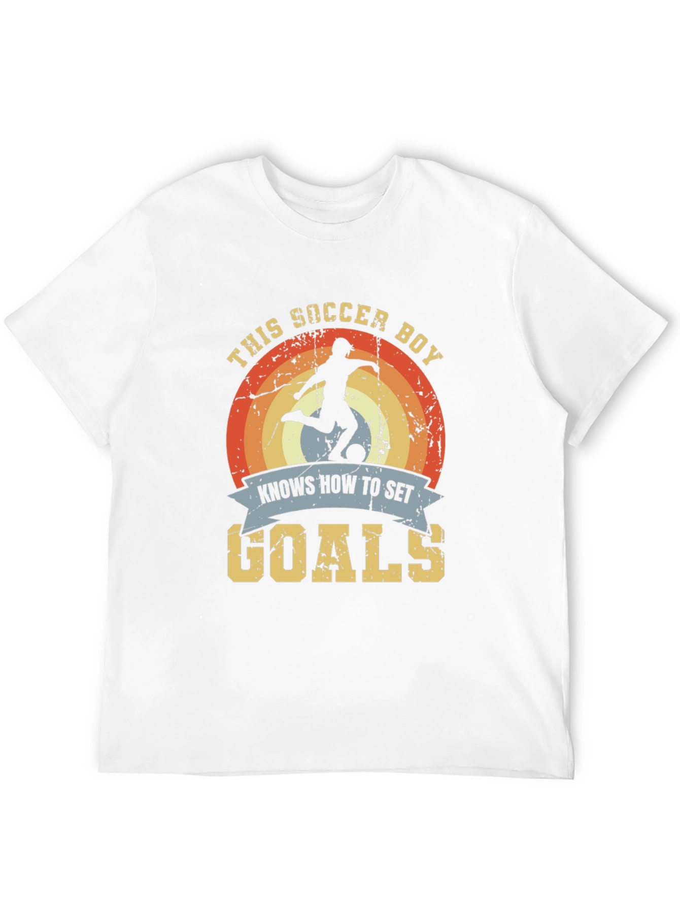 Soccer Boy Knows How to Set Goals Graphic Tee