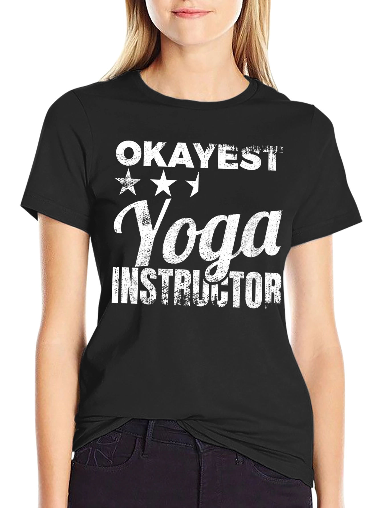 Okayest Yoga Instructor Graphic Tee